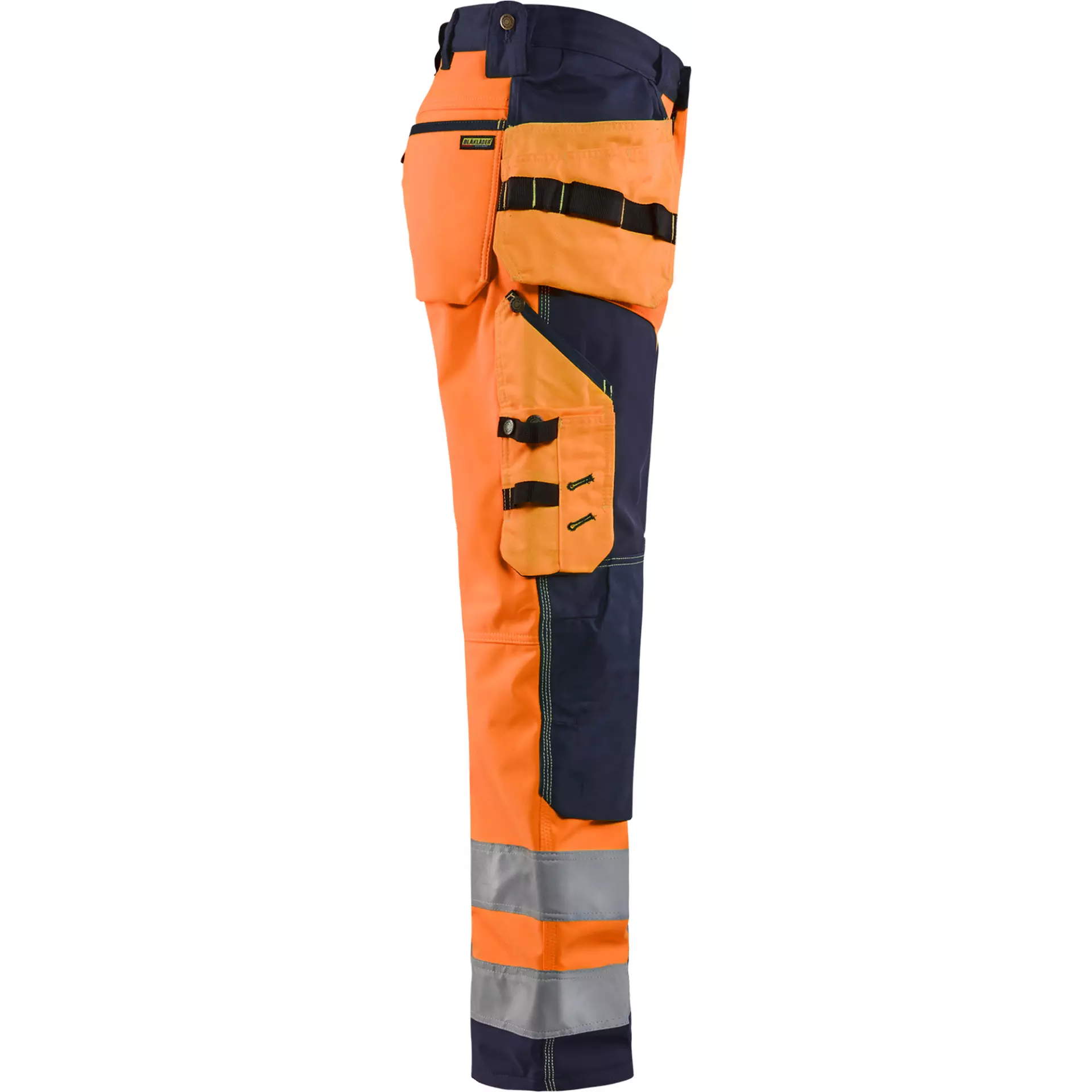 Blåkläder 156725175389, High Vis Softshell Arbeitshose, Orange/Marineblau, image 2