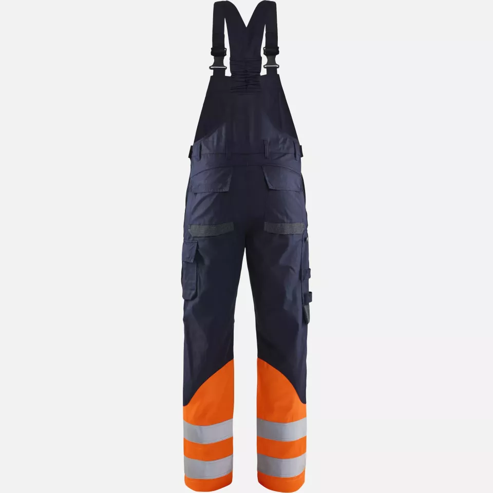 Blaklader 288815138953, Multi-Norm Bib and Brace, Navy/Orange, image 6, gallery thumbnail