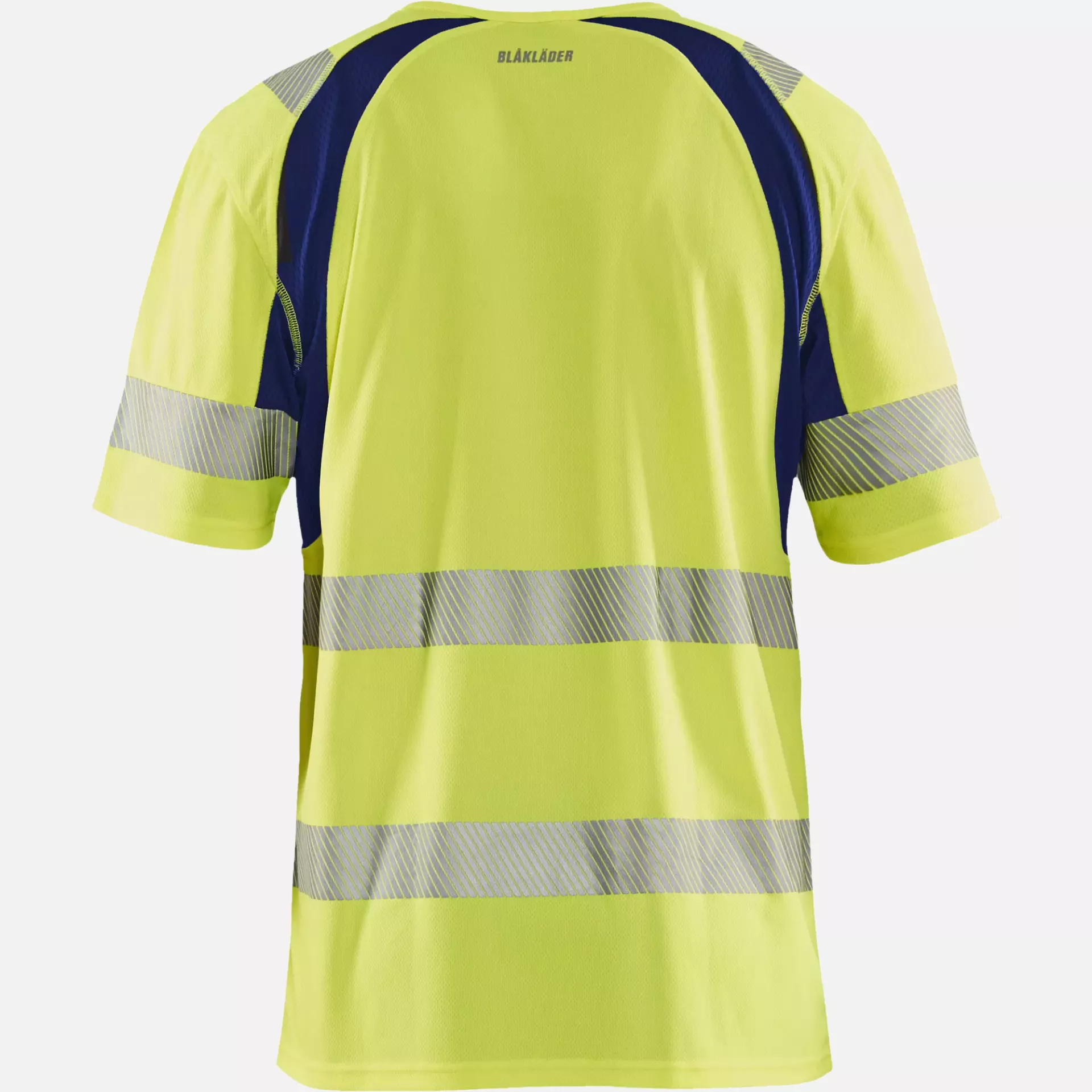 Blaklader 339710133389, High Vis UV Protection T-Shirt, Yellow/Navy Blue, image 4