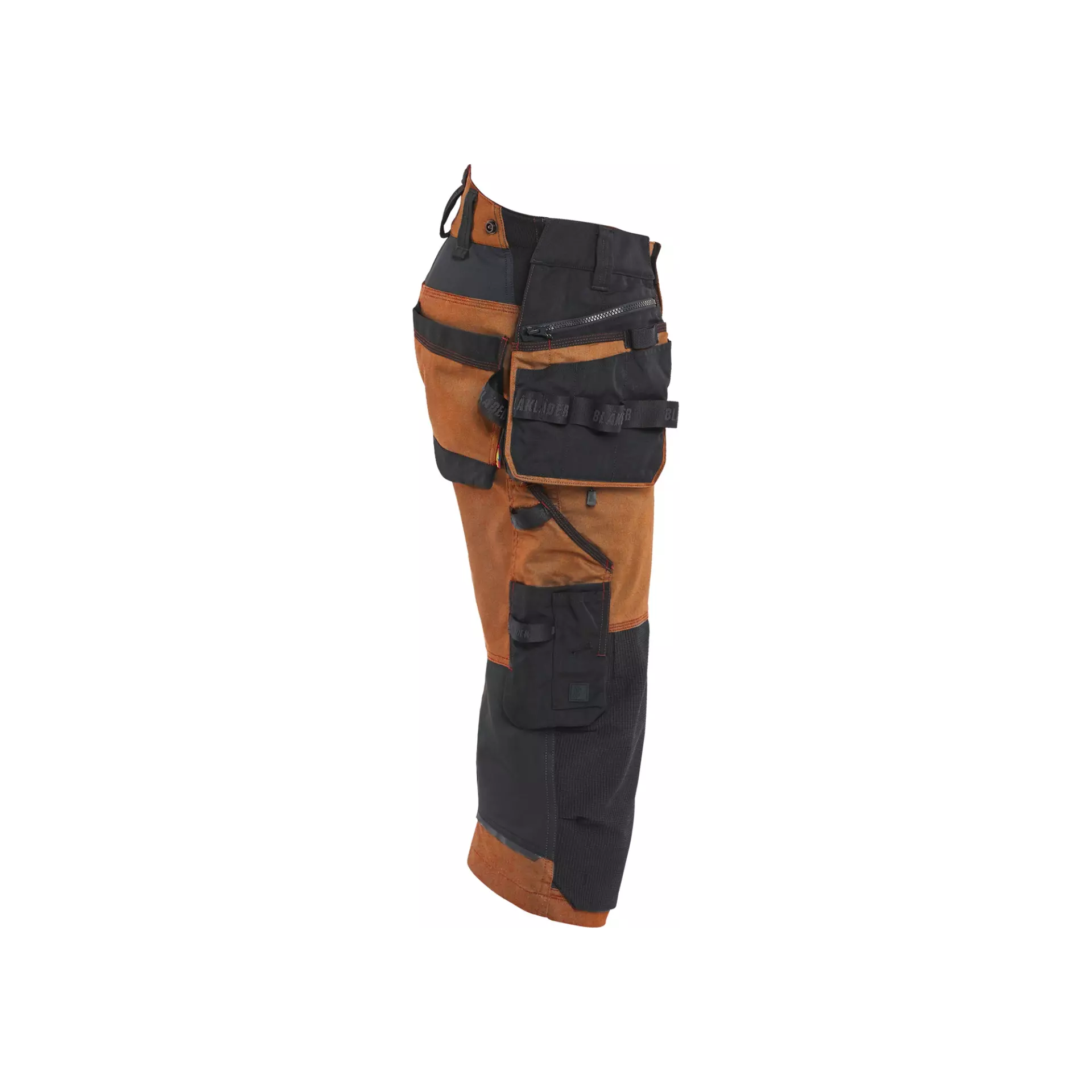 Blåkläder 197711494099, STRIKER Stretch Piraten Shorts, Rost/Schwarz, image 3