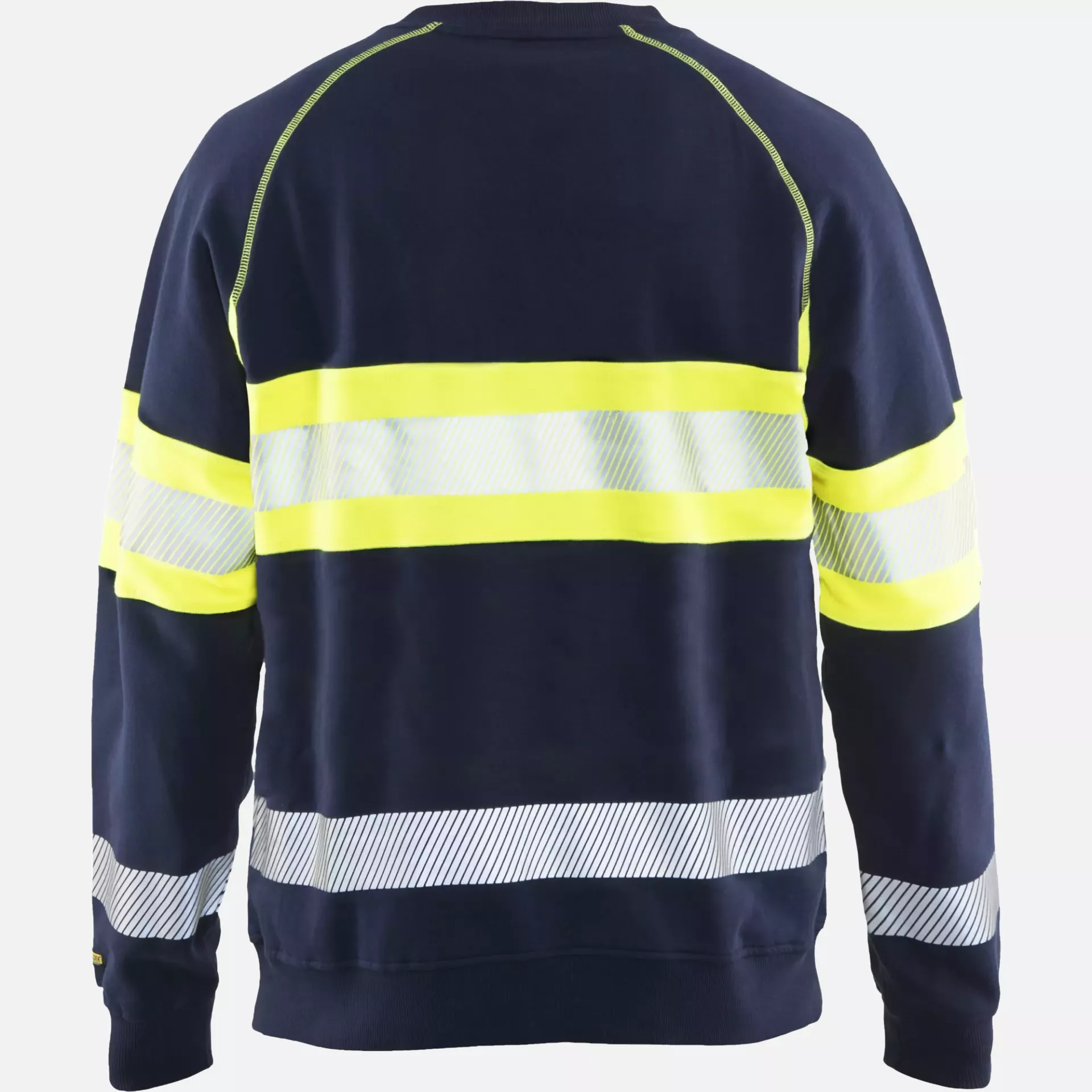 Blaklader 335911588933, High Vis Sweatshirt, Navy Blue/Yellow, image 4