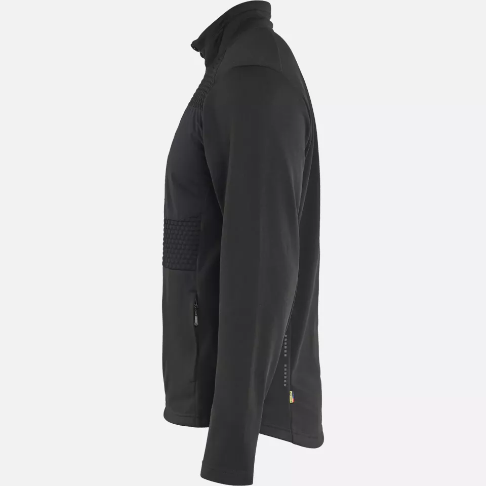 Blaklader 354825269900, Full Zip Sweatshirt, Black, image 3, gallery thumbnail