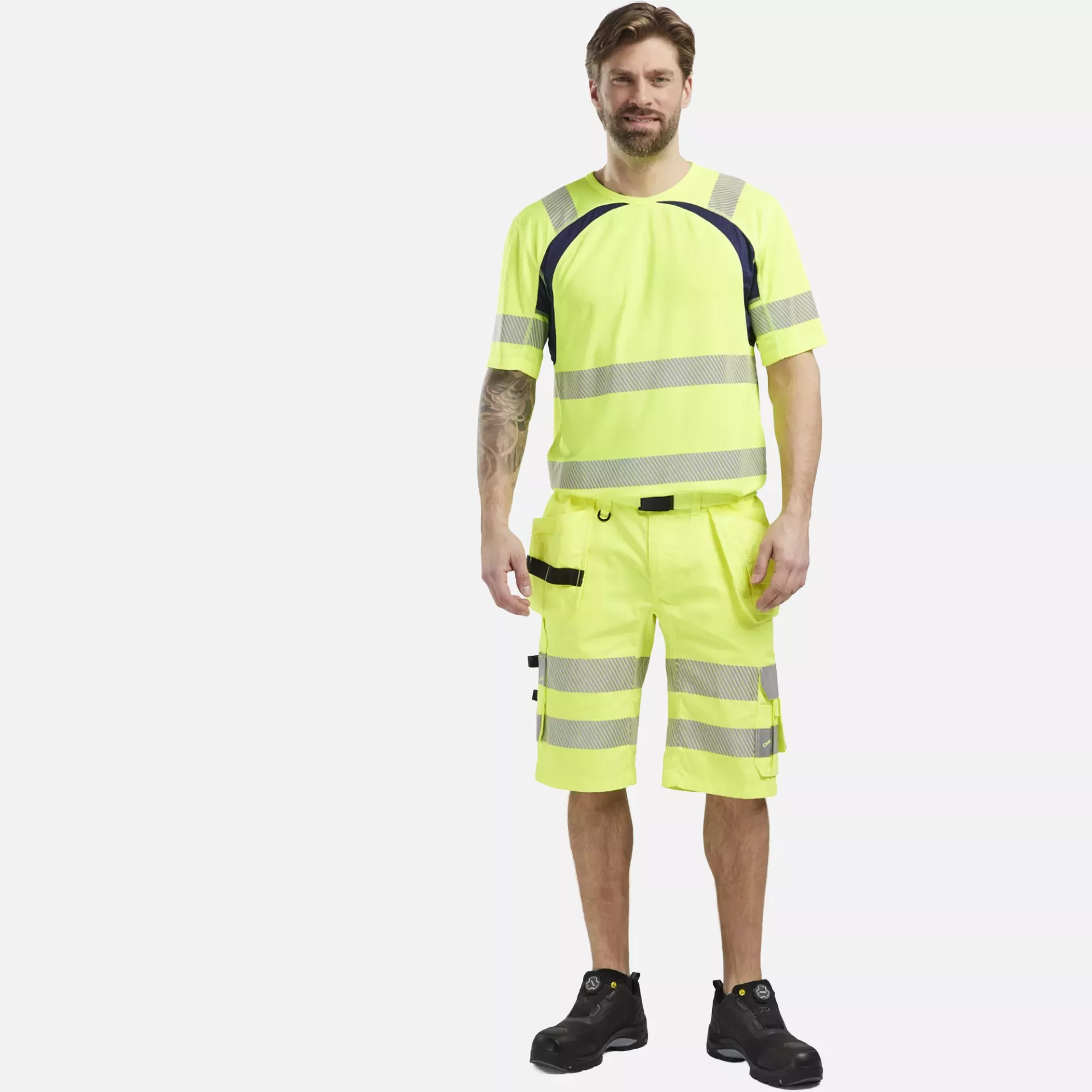 Blaklader 158618113300, High Vis Stretch Shorts, Yellow, image 5