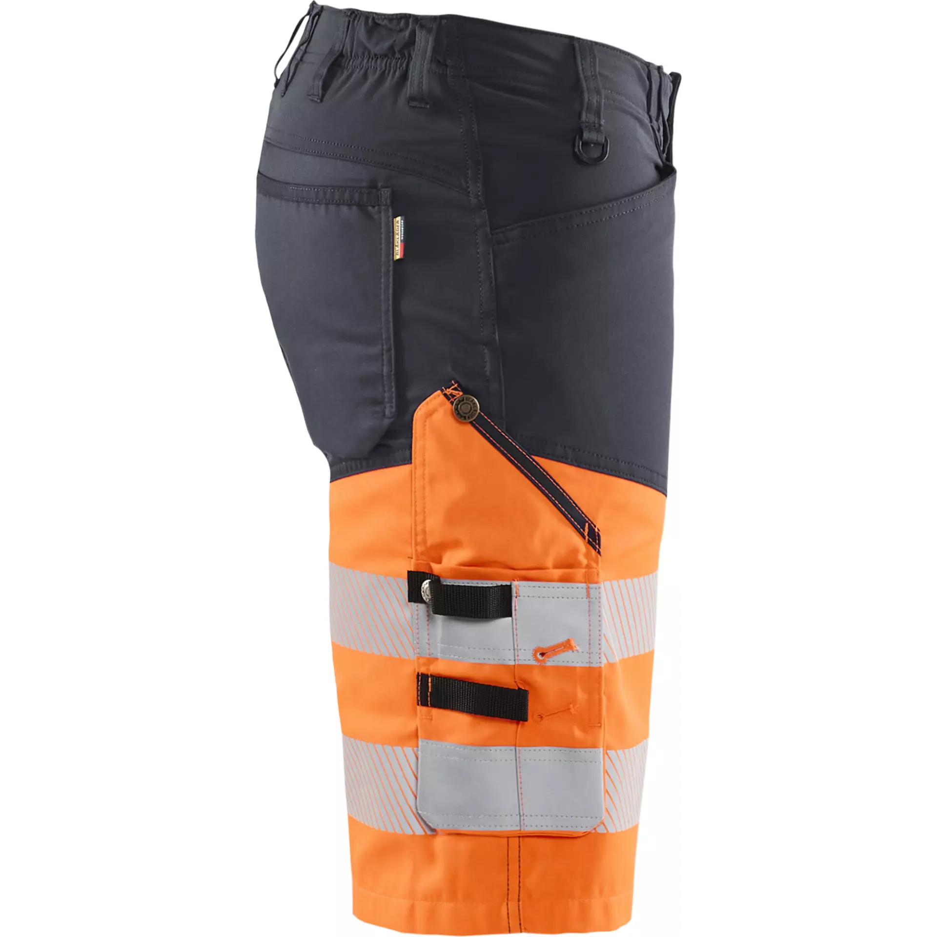 Blaklader 154118119653, High Vis Stretch Shorts, Mittelgrau/Orange, image 2