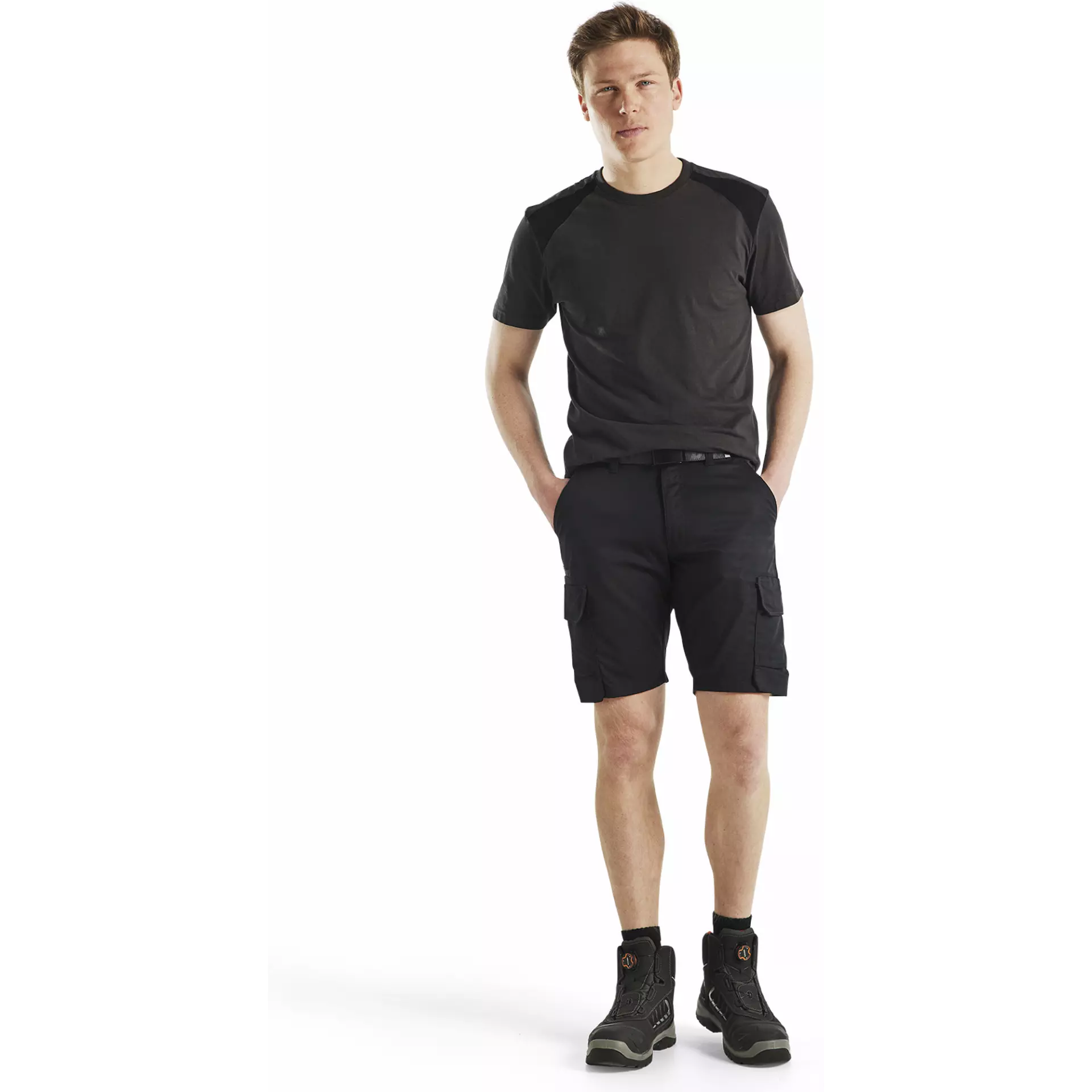 Blaklader 144618329998, Industry Stretch Shorts, Black/Dark Grey, image 5