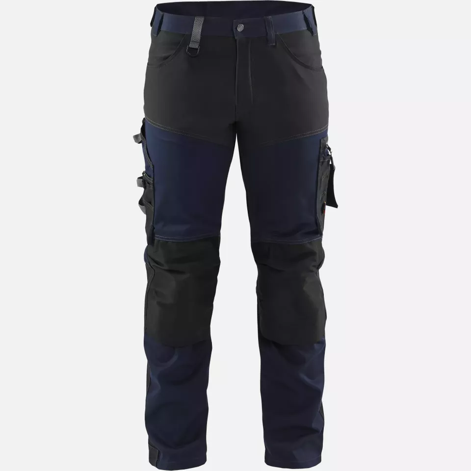 Blaklader 179918608699, Stretch Craftsman Work Trousers, Dark Navy/Black, image 1, gallery thumbnail