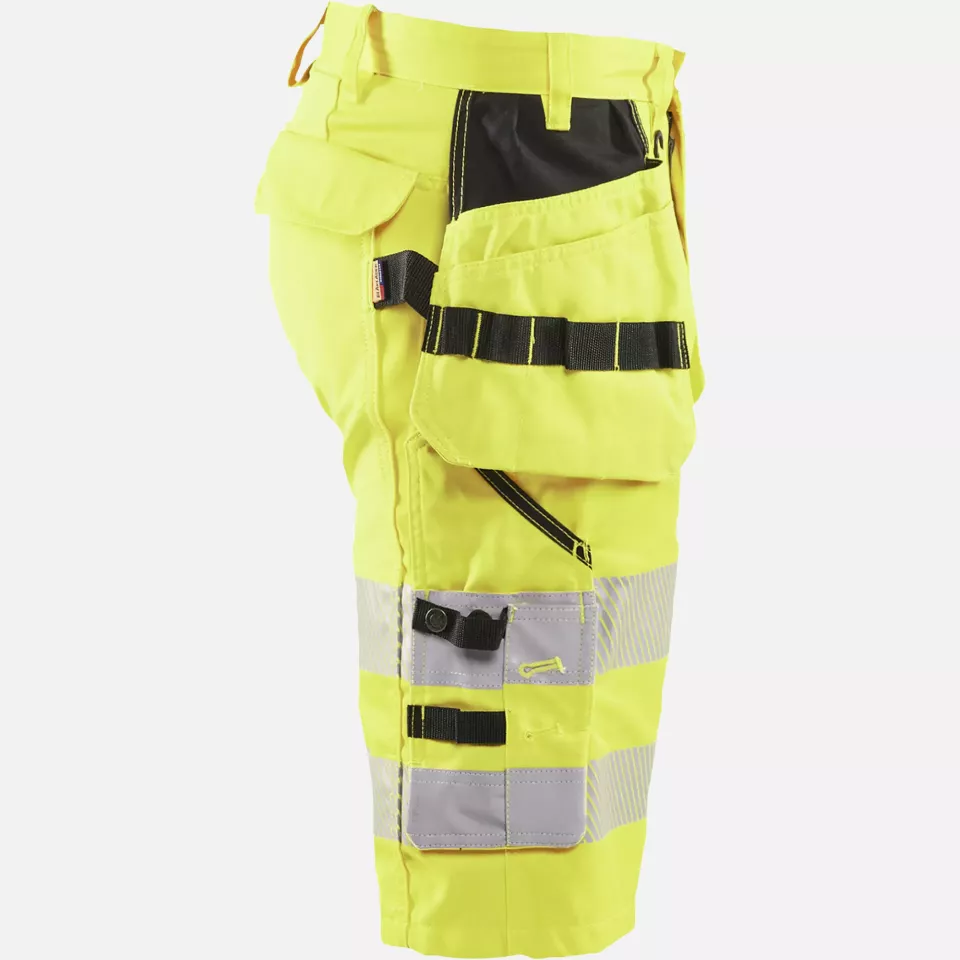 Blaklader 158618113300, High Vis Stretch Shorts, Yellow, image 2, gallery thumbnail