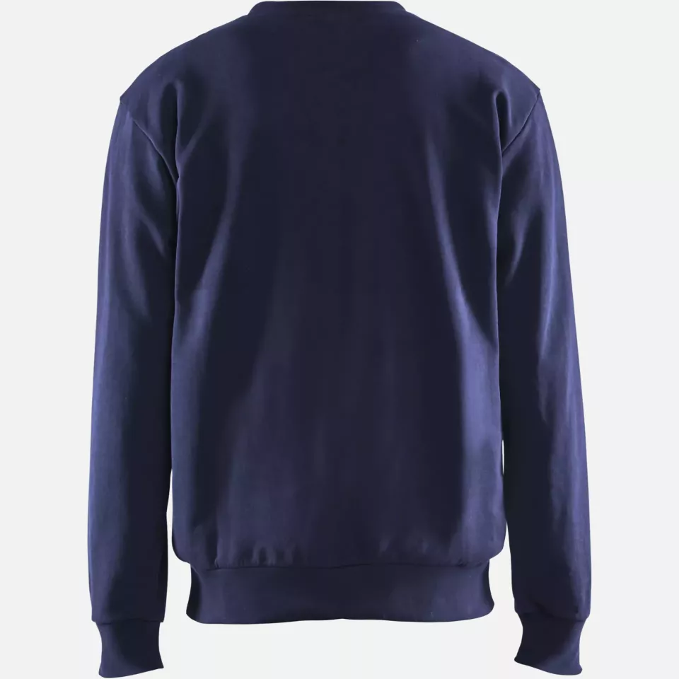 Blaklader 358011588985, Sweatshirt, Navy Blue/Royal Blue, image 4, gallery thumbnail