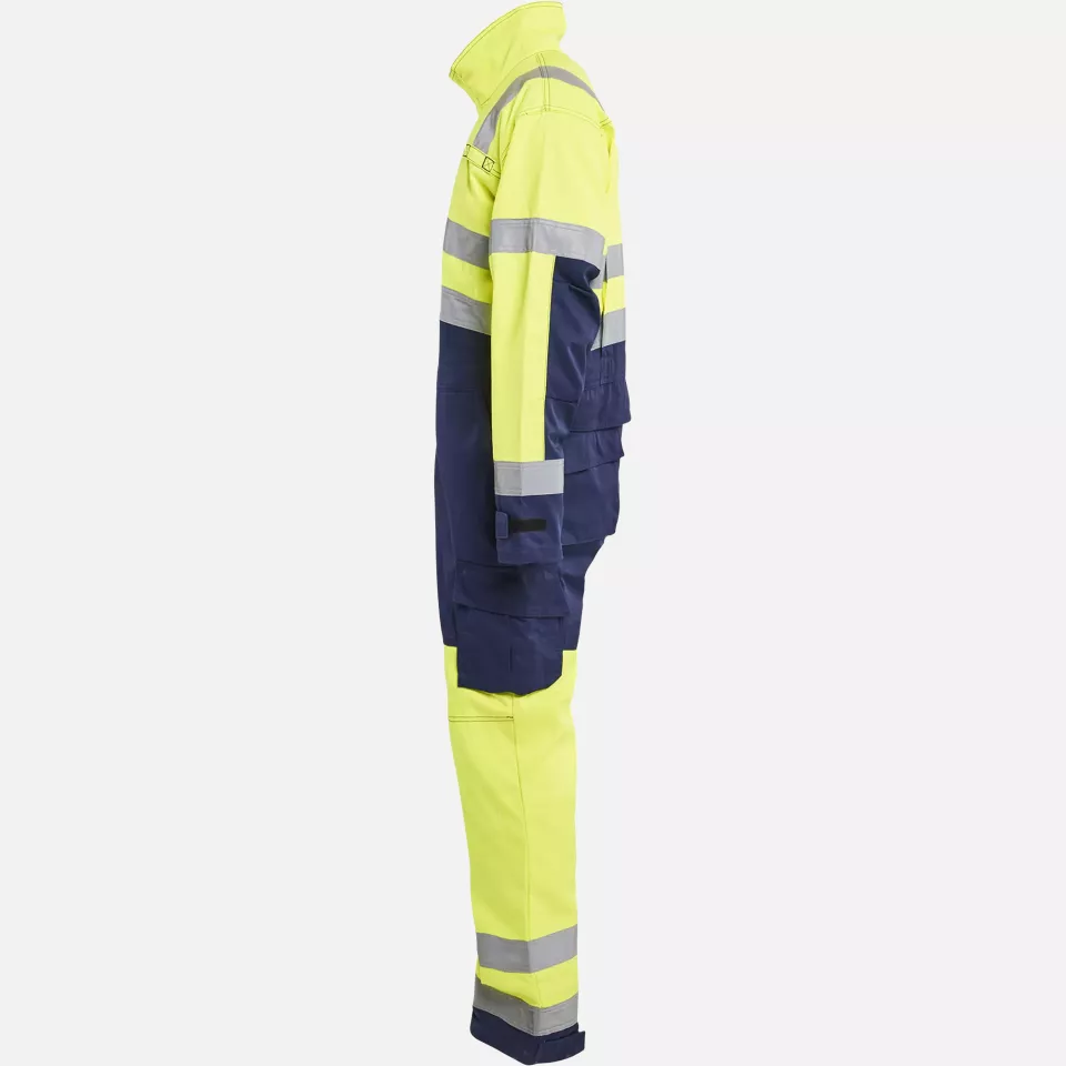 Blaklader 637318043389, Hi-Vis Coverall, Yellow/Navy, image 3, gallery thumbnail