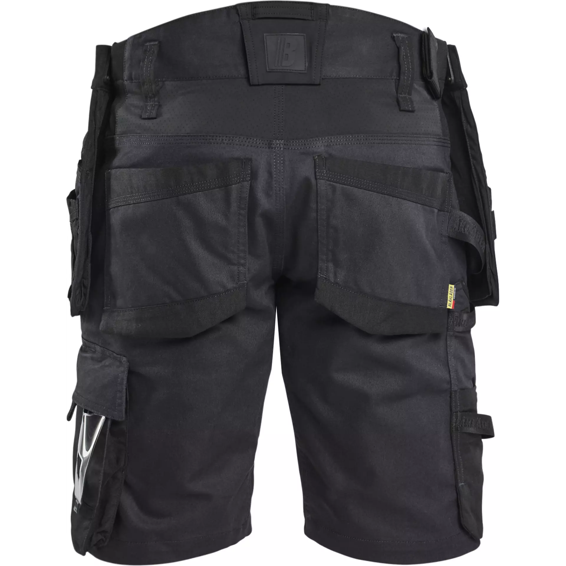 Blaklader 197211499999, STRIKER Stretch Craftsman Shorts, Black/Black, image 4