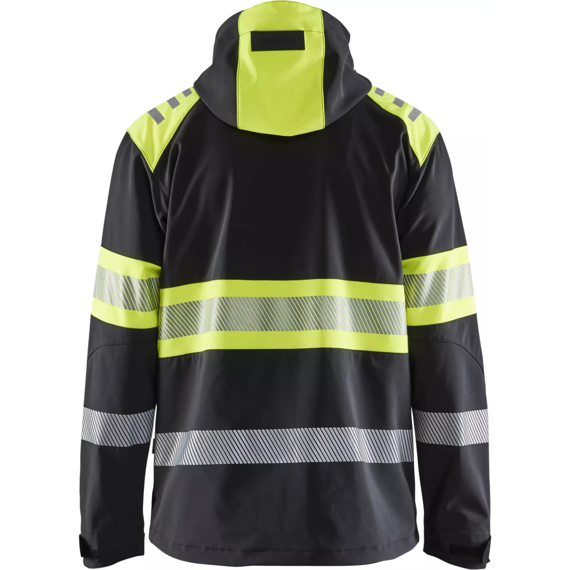 Blåkläder 449425139933, High Vis Softshell Jacket, Black/Yellow, image 4