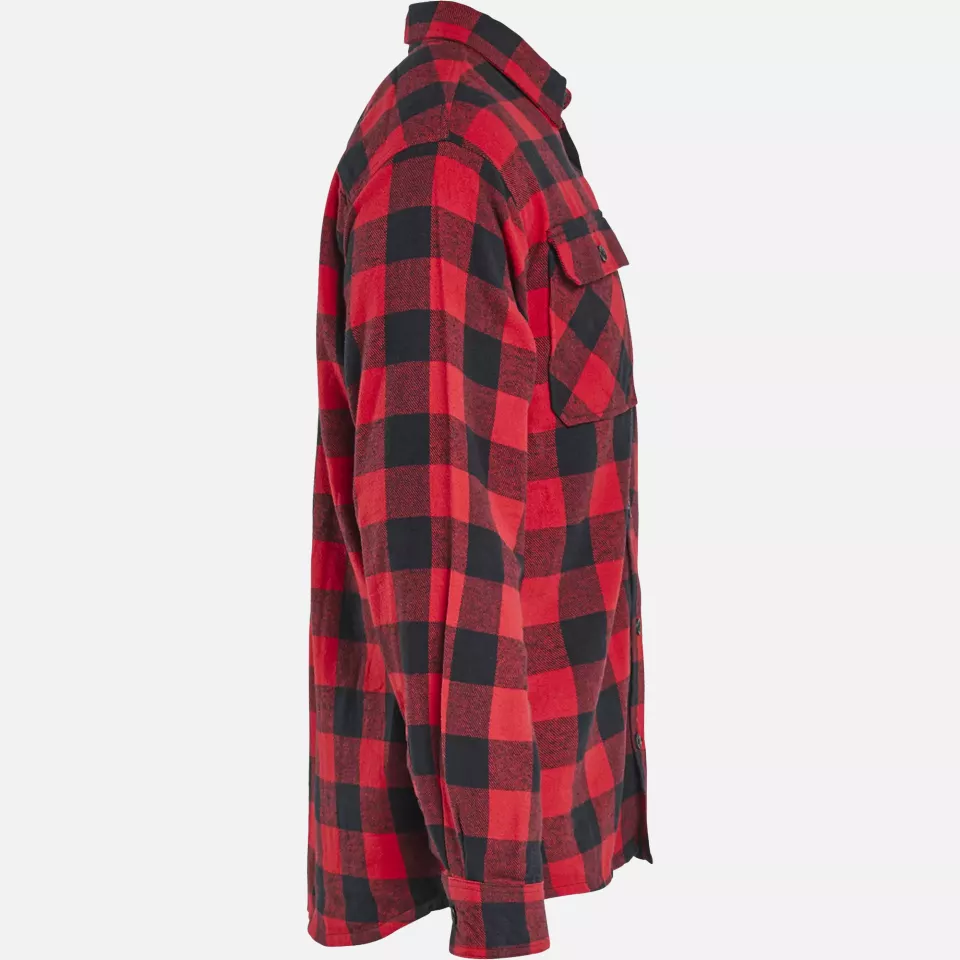 Blaklader 328811685699, Flannel Shirt, Red/Black, image 2, gallery thumbnail