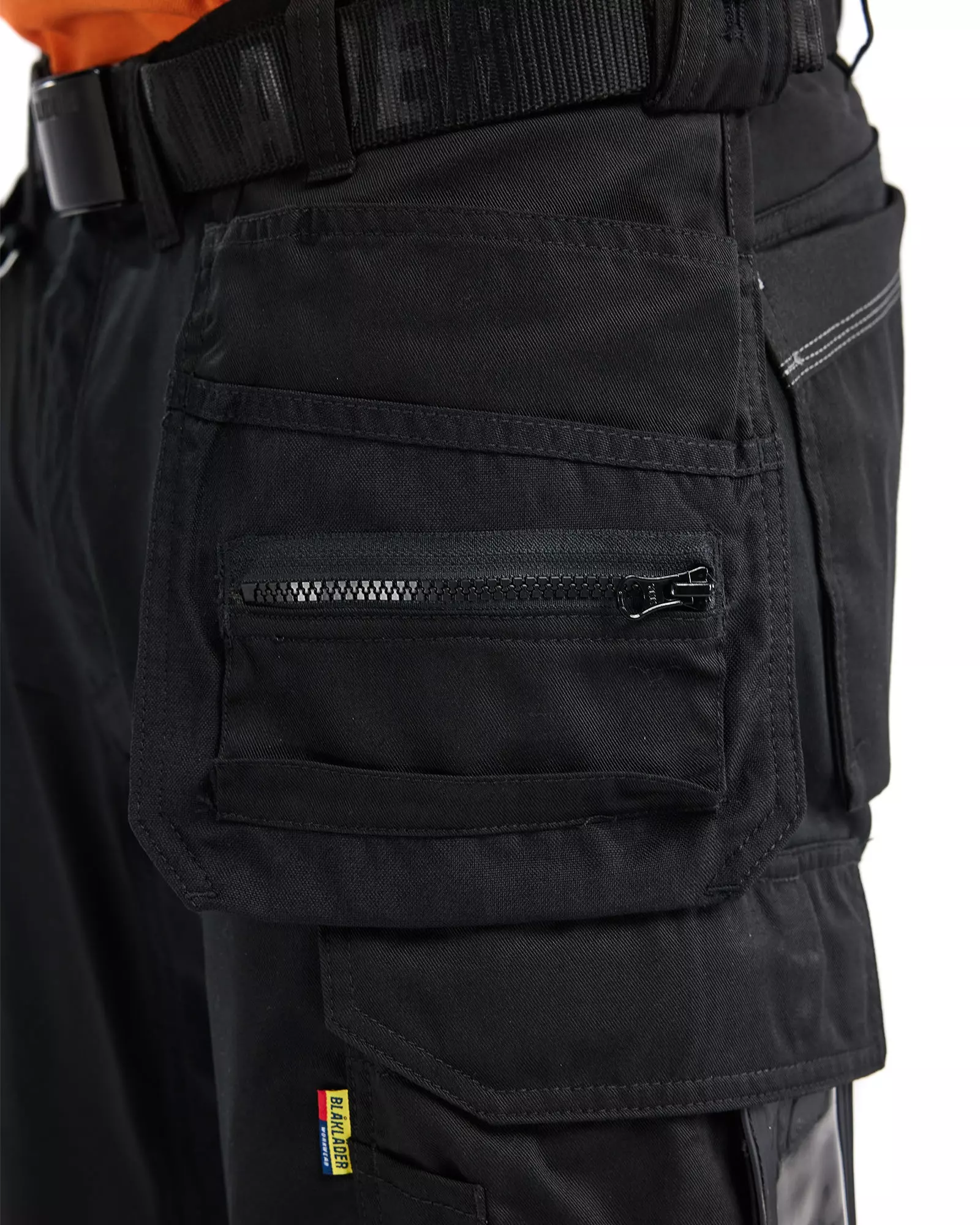 Blaklader 175418329900, Stretch Craftsman Pirate Shorts, Black, image 6
