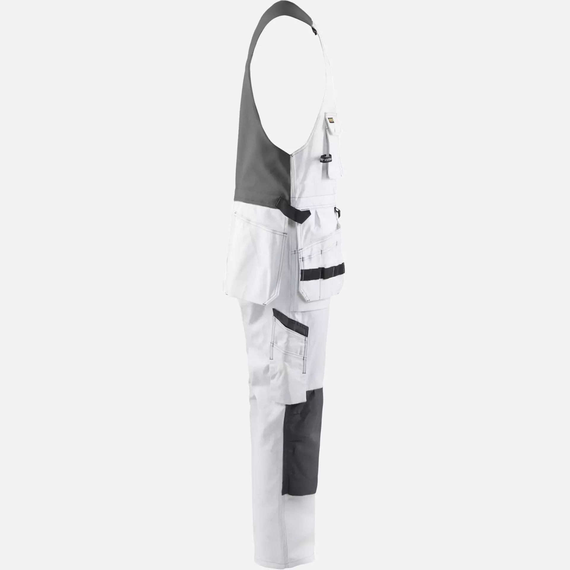 Blaklader 253212101098, Bib and Brace, White/Dark Grey, image 2
