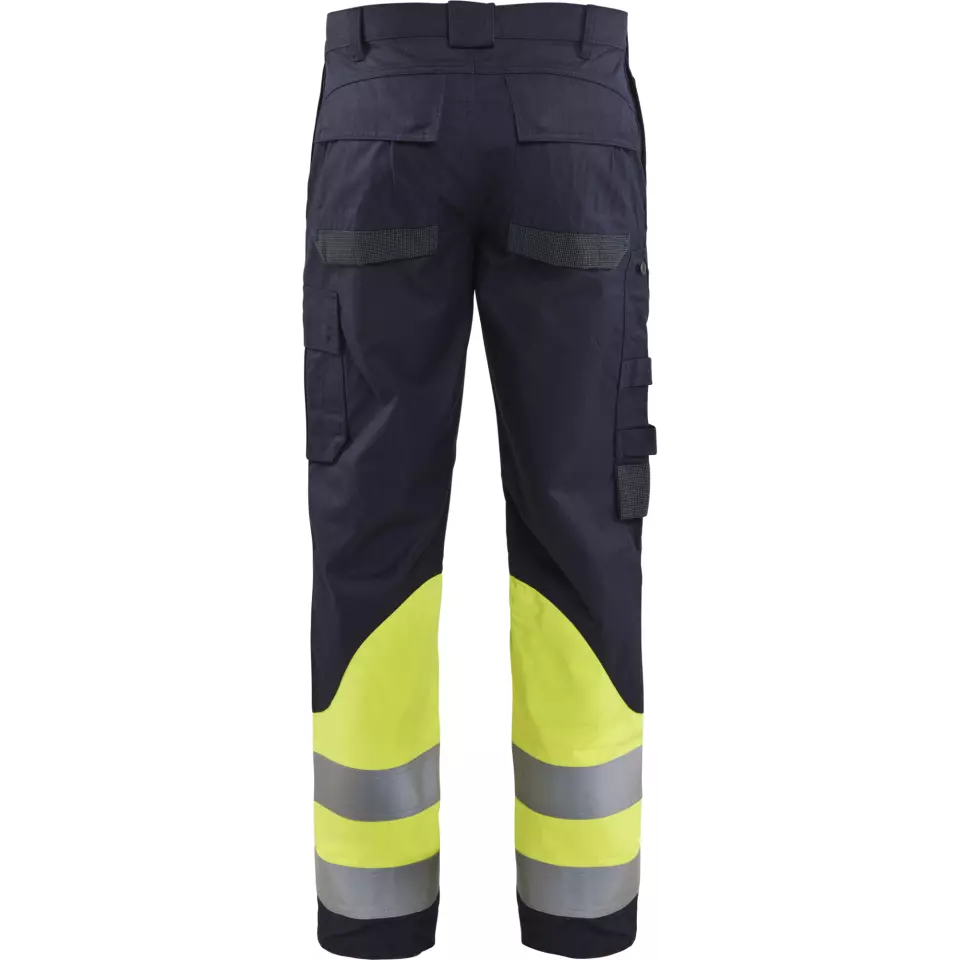 Blåkläder 148815128933, Multinorm Arbeitshose, Marineblau/ Gelb, image 4, gallery thumbnail