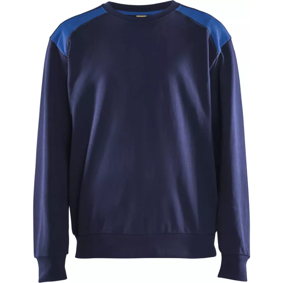 Blaklader 358011588985, Sweatshirt, Marineblau/Kornblau, image 1, gallery thumbnail