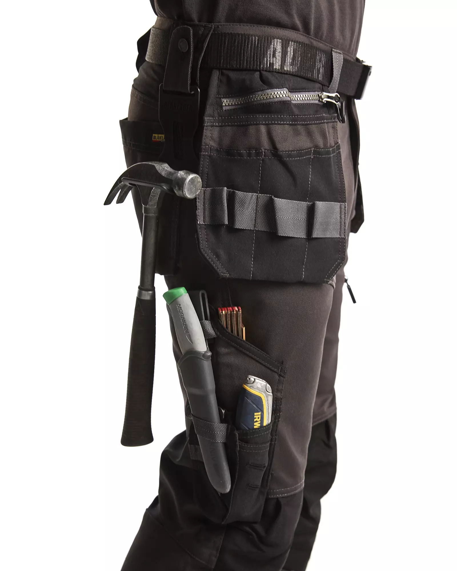 Blåkläder 159013439899, Stretch Craftsman Work Pants, Dark Grey/Black, image 7