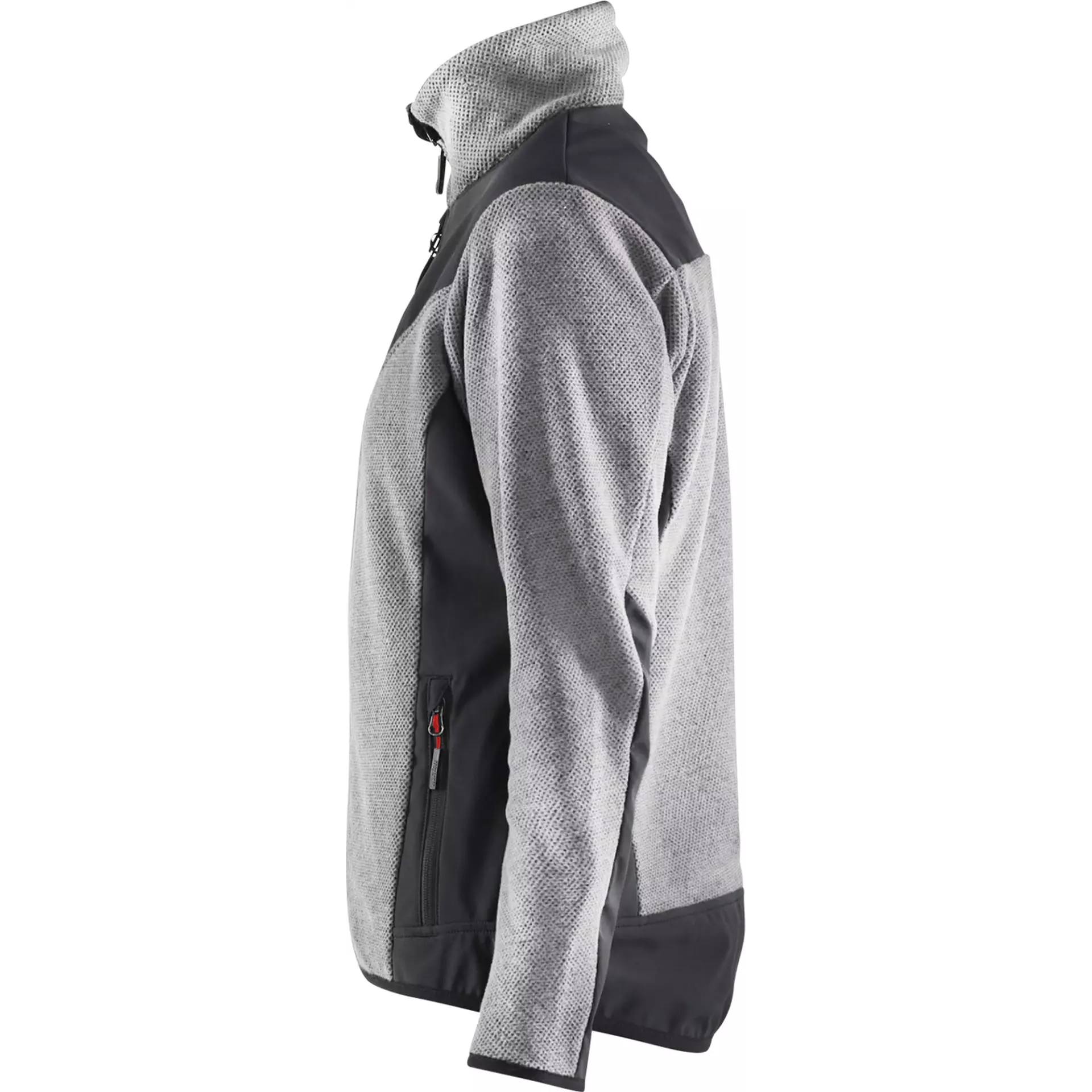 Blåkläder 594325369099, Ladies' Softshell Knitted Jacket, Grey Melange/Black, image 3