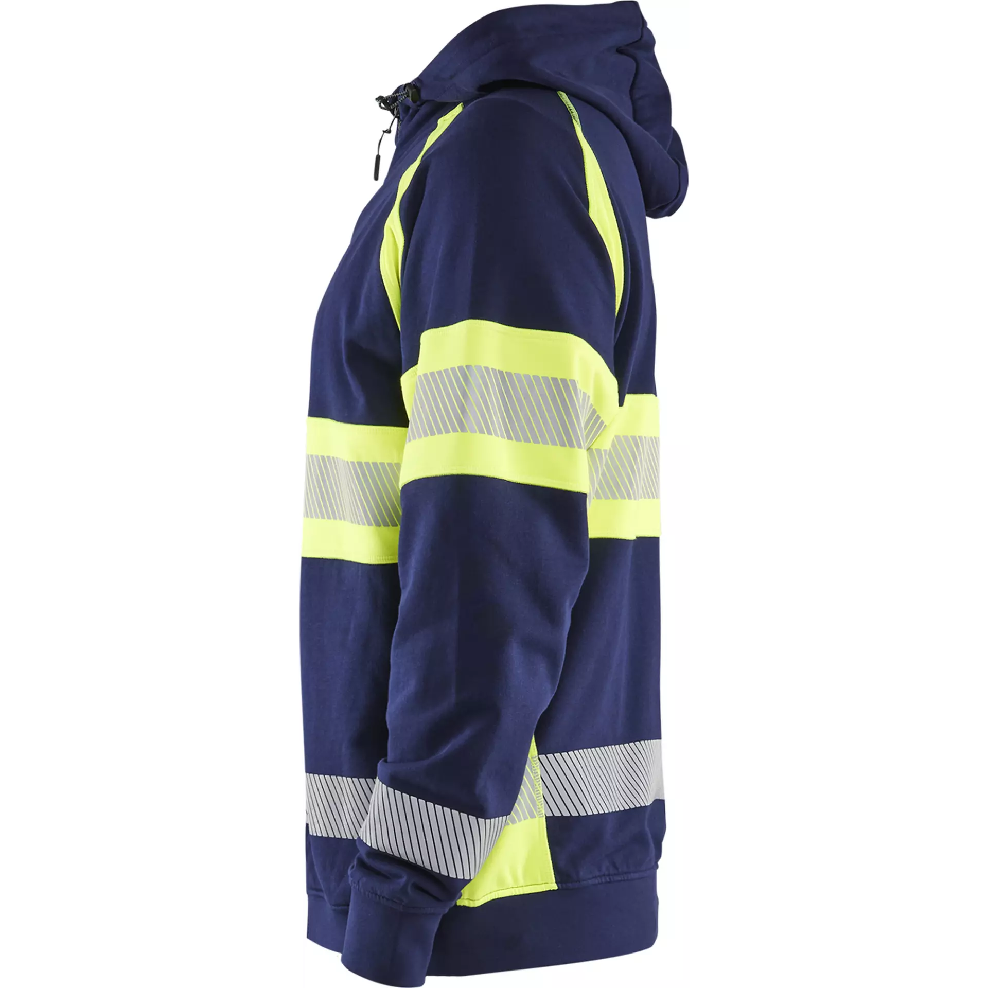Blaklader 355211588933, High Vis Kapuzenjacke, Marineblau/ Gelb, image 3