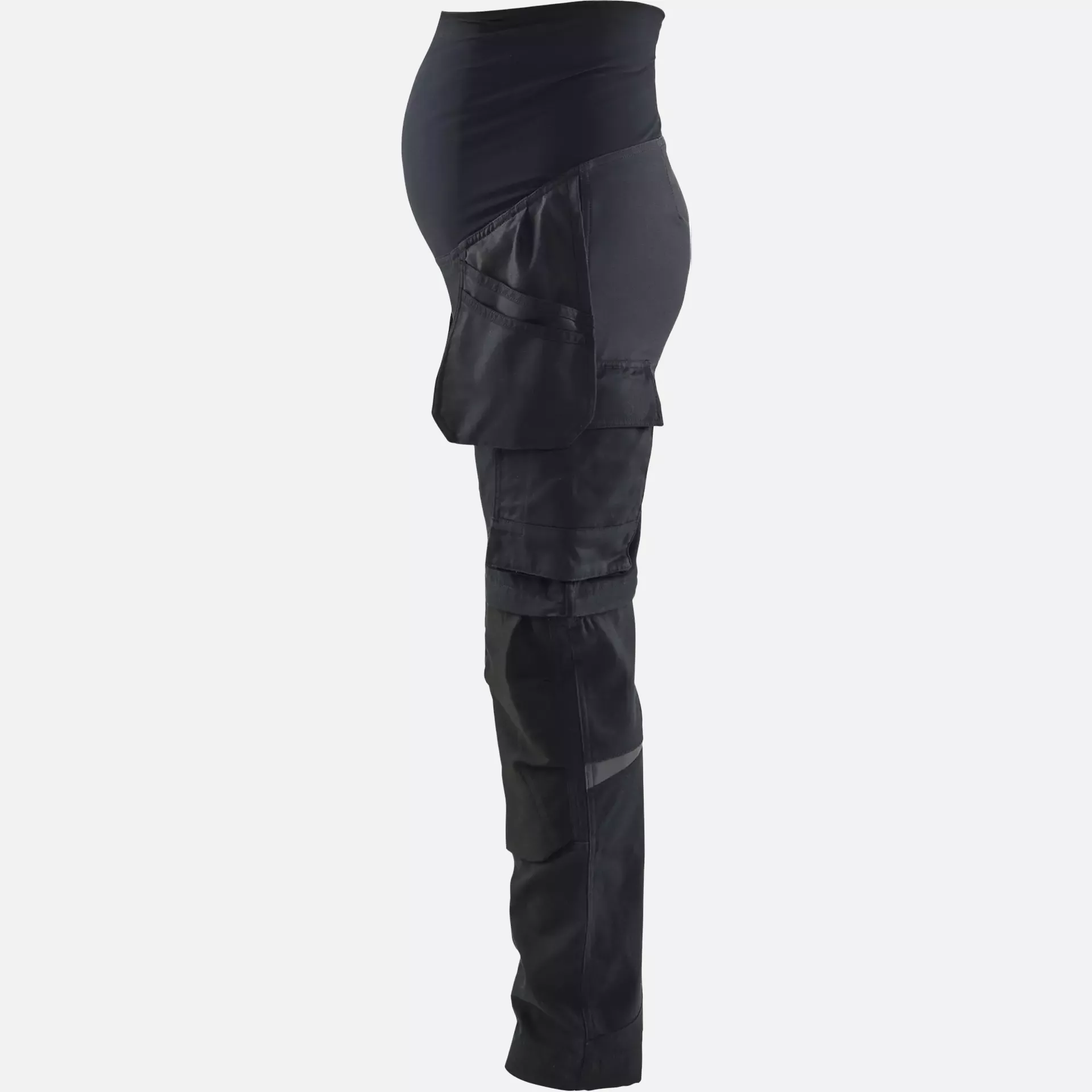 Blaklader 710313449900, Zip-Off Craftsman Maternity Trousers, Black, image 3