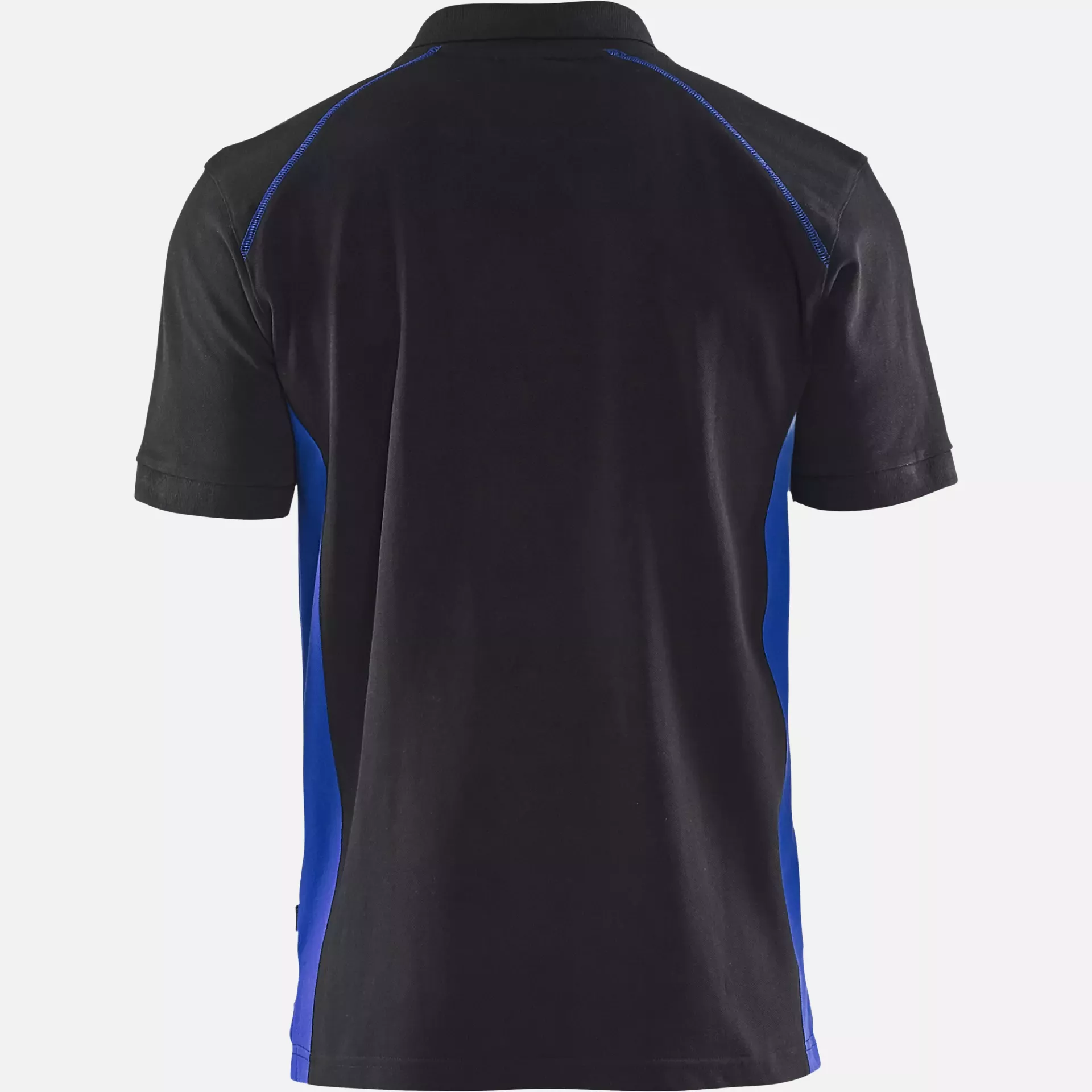 Blaklader 332410509985, Polo Shirt, Black/Cornflower Blue, image 4
