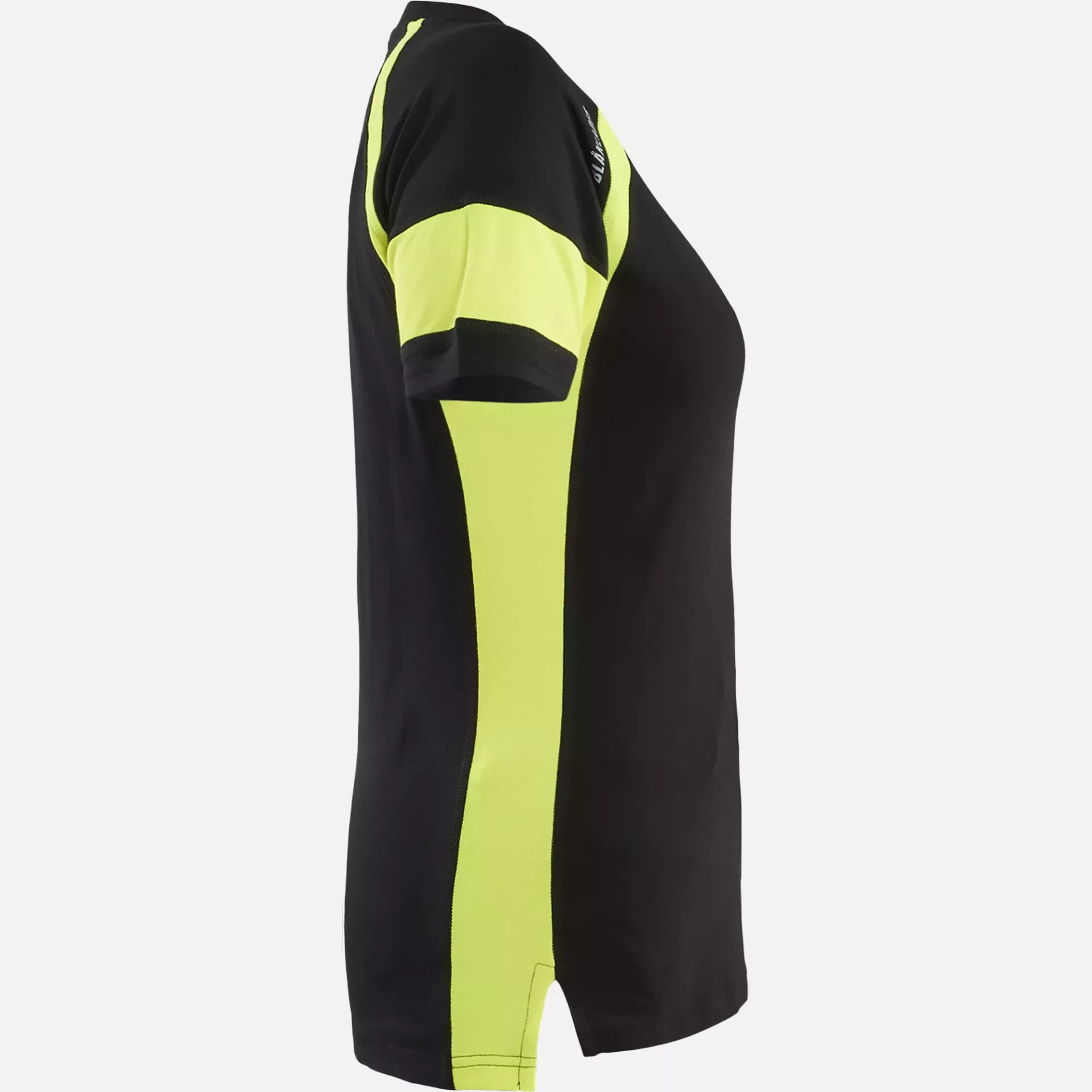 Blaklader 352410309933, High Vis Ladies T-Shirt, Black/Yellow, image 2