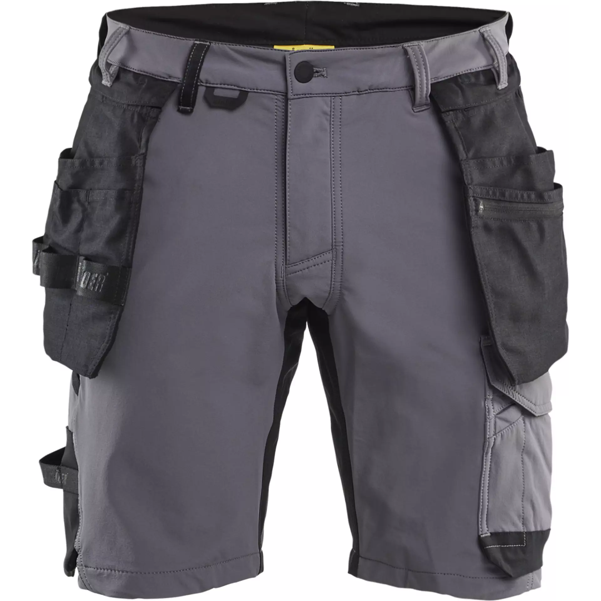 Blaklader 170216459699, 4-Way Stretch Craftsman Shorts, Medium Grey/Black