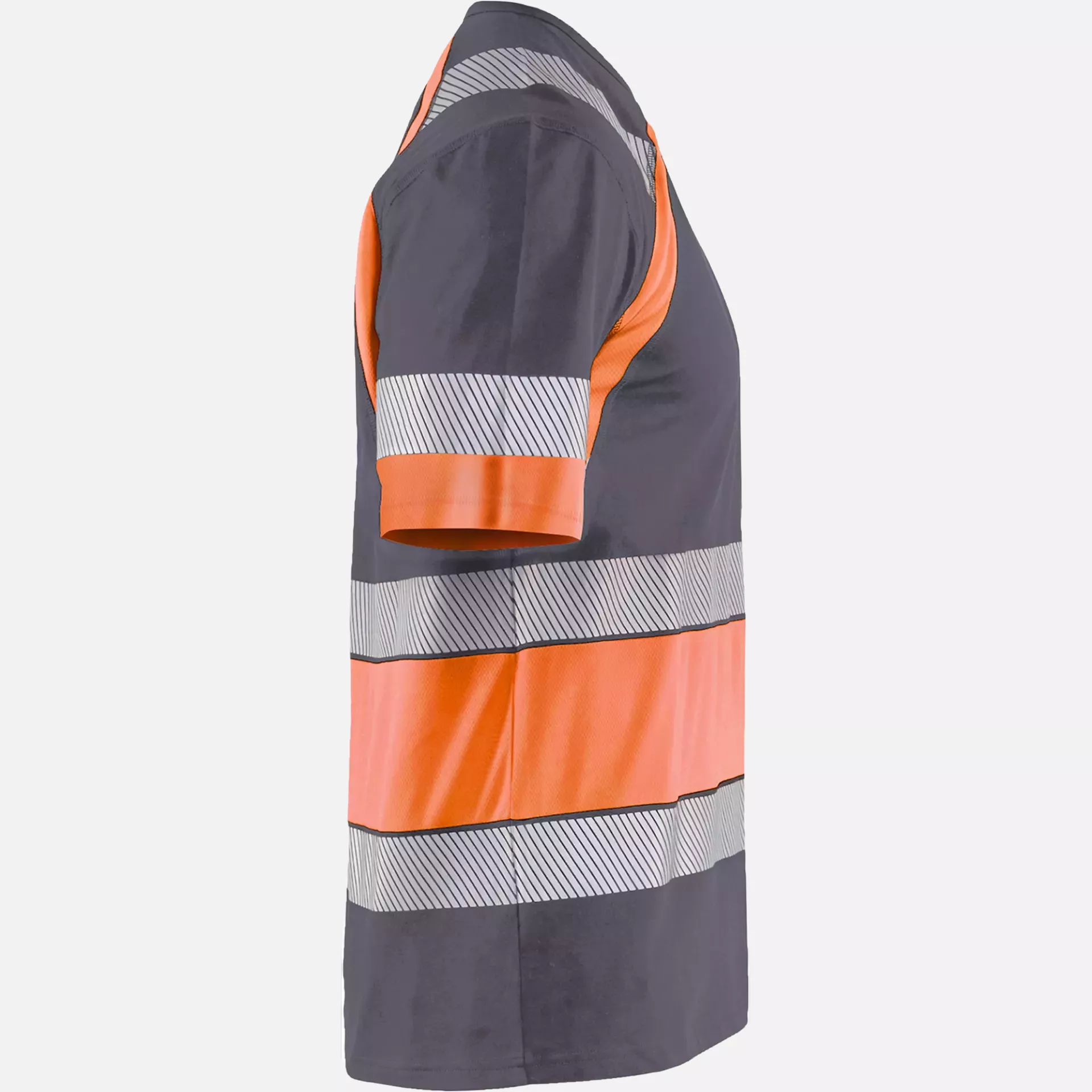 Blaklader 342110309653, High Vis T-Shirt, Mittelgrau/Orange, image 2