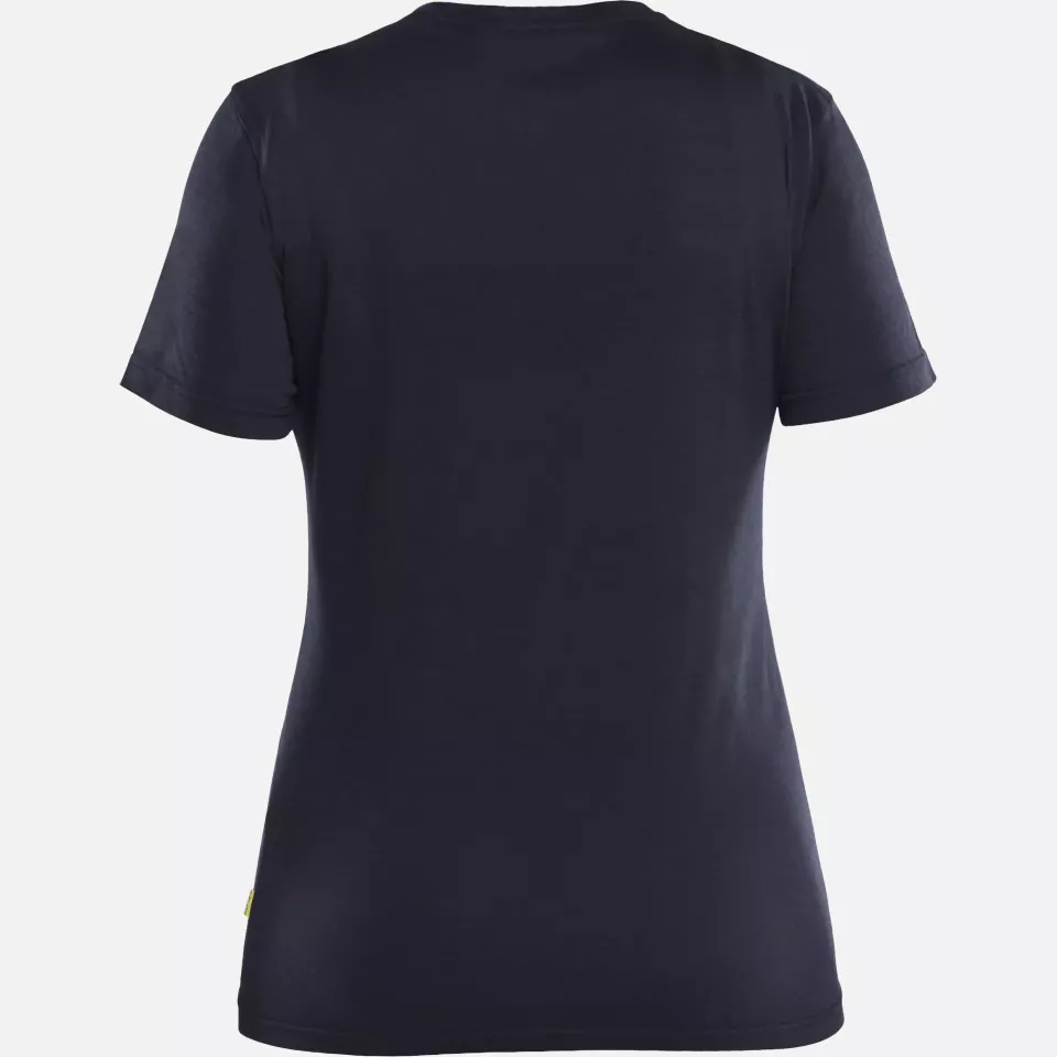 Blaklader 353717438600, Women's Merino Wool T-Shirt, Dark Navy Blue, image 4, gallery thumbnail
