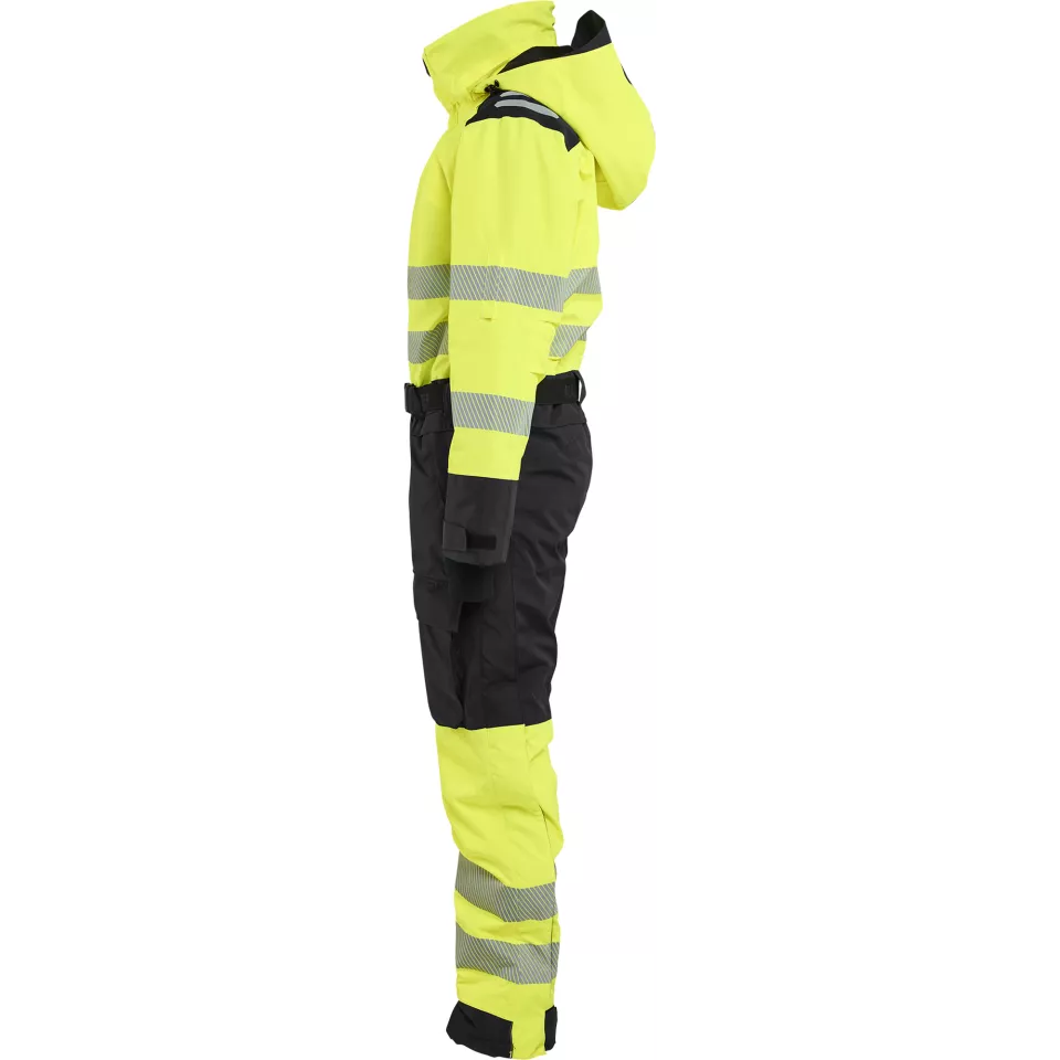 Blaklader 672619773399, Ladies High Vis Winter Coverall, High Vis Yellow/Black, image 3, gallery thumbnail