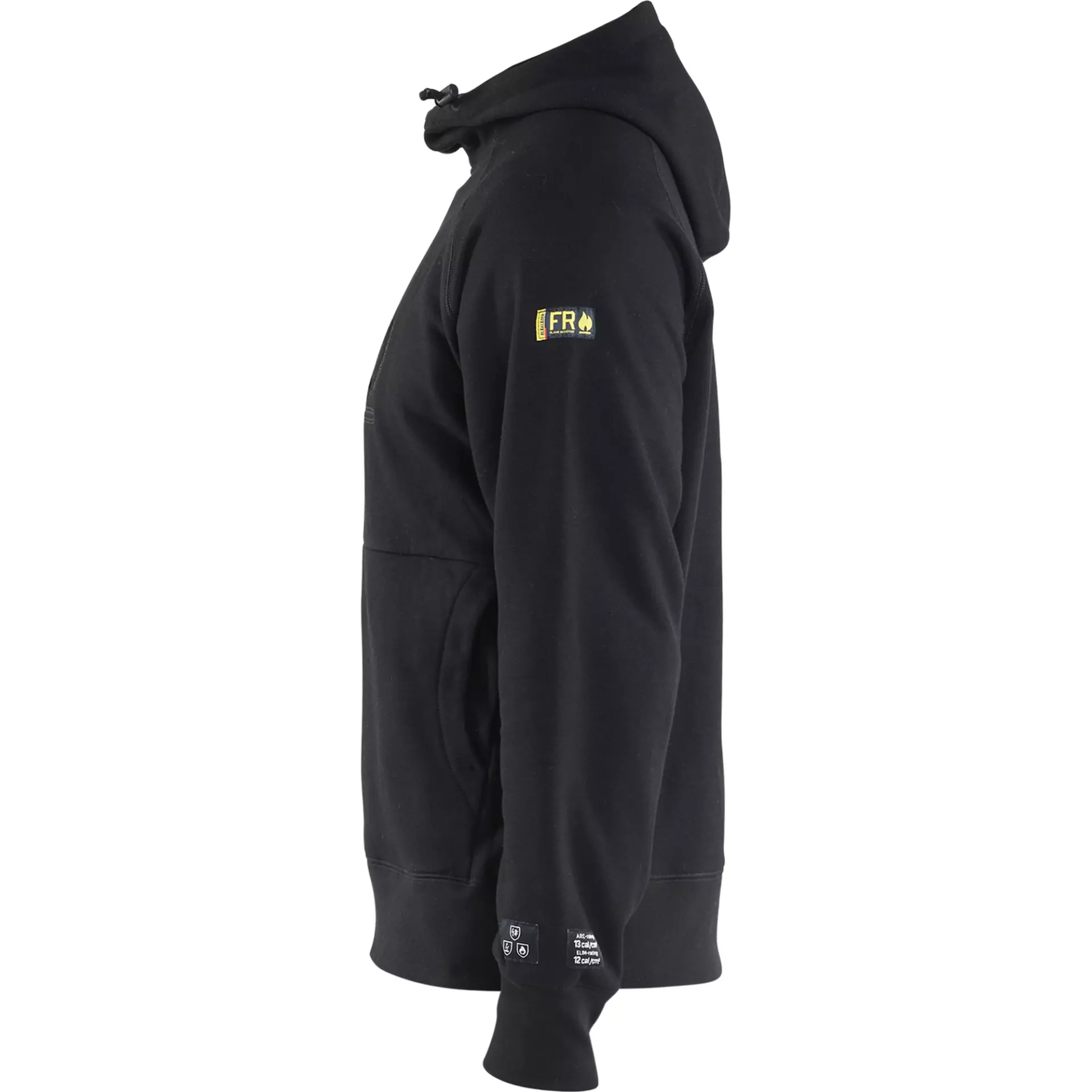 Blåkläder 347817629900, Flame Resistant Hooded Sweatshirt, Black, image 3