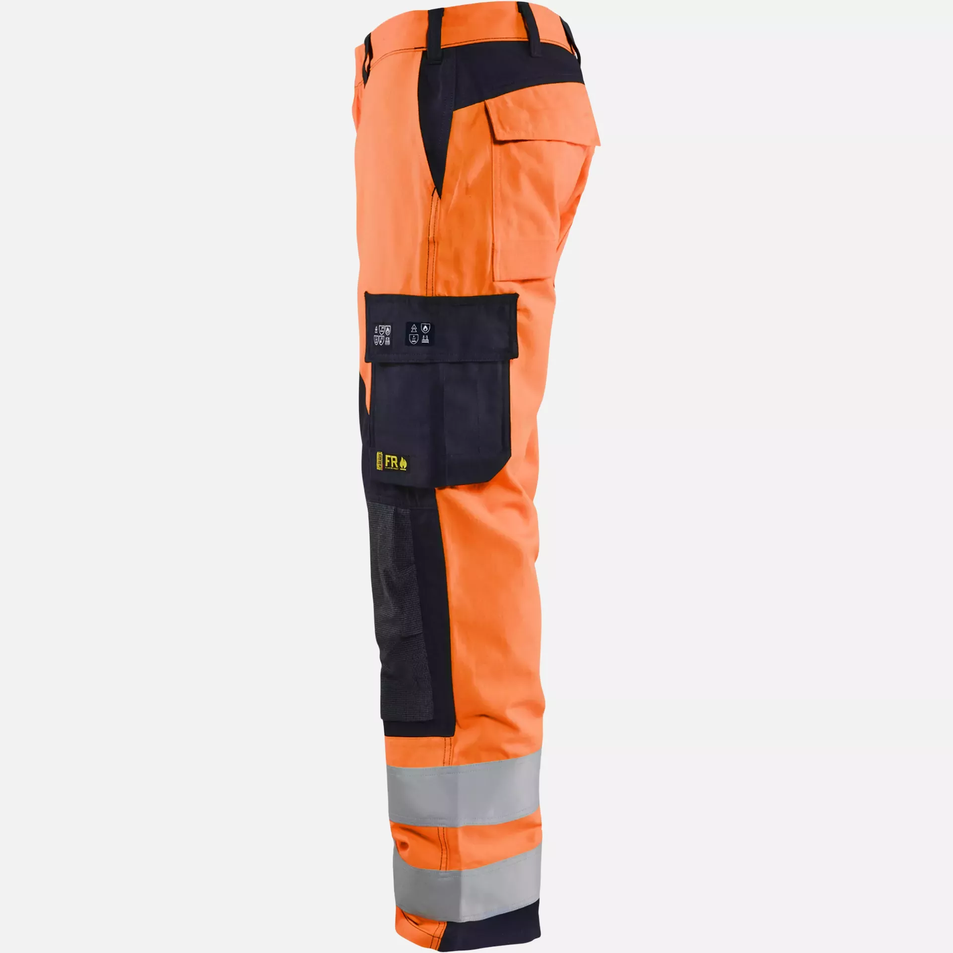 Blaklader 158815135389, Multinorm Work Trousers, Orange/Navy Blue, image 3