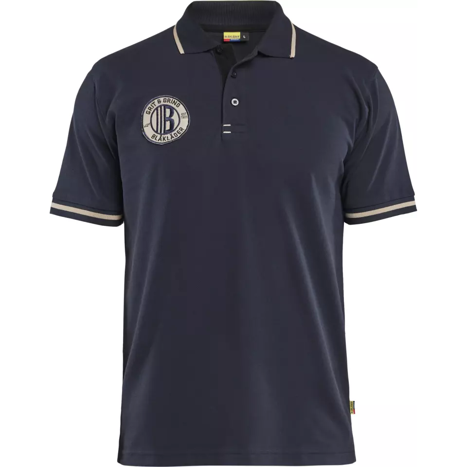 Blaklader 940210508600, Grit and Grind Polo Shirt, Dunkel Marineblau, image 1, gallery thumbnail