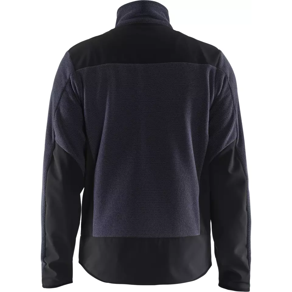 Blaklader 594225368699, Softshell Knitted Jacket, Dark Navy/Black, image 4, gallery thumbnail