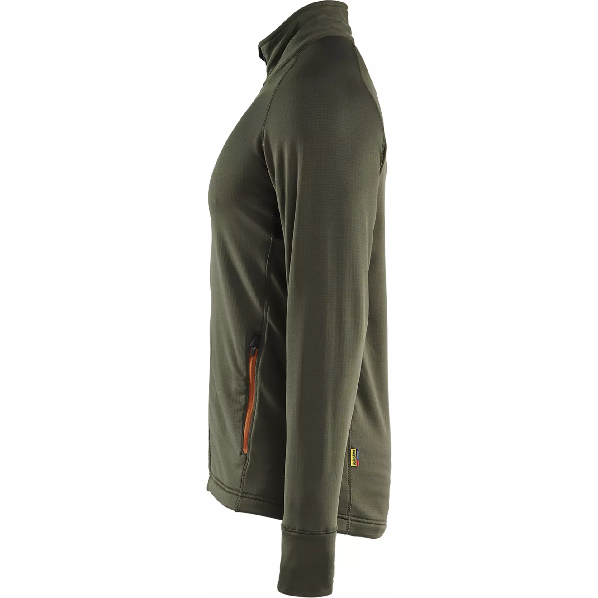 Blåkläder 473525394240, STRIKER Fleece Jacket, Forest Green/Rust, image 3