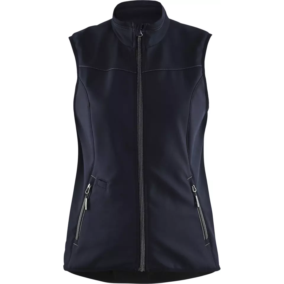 Blaklader 385125168699, Ladies Softshell Vest, Dark Navy/Black