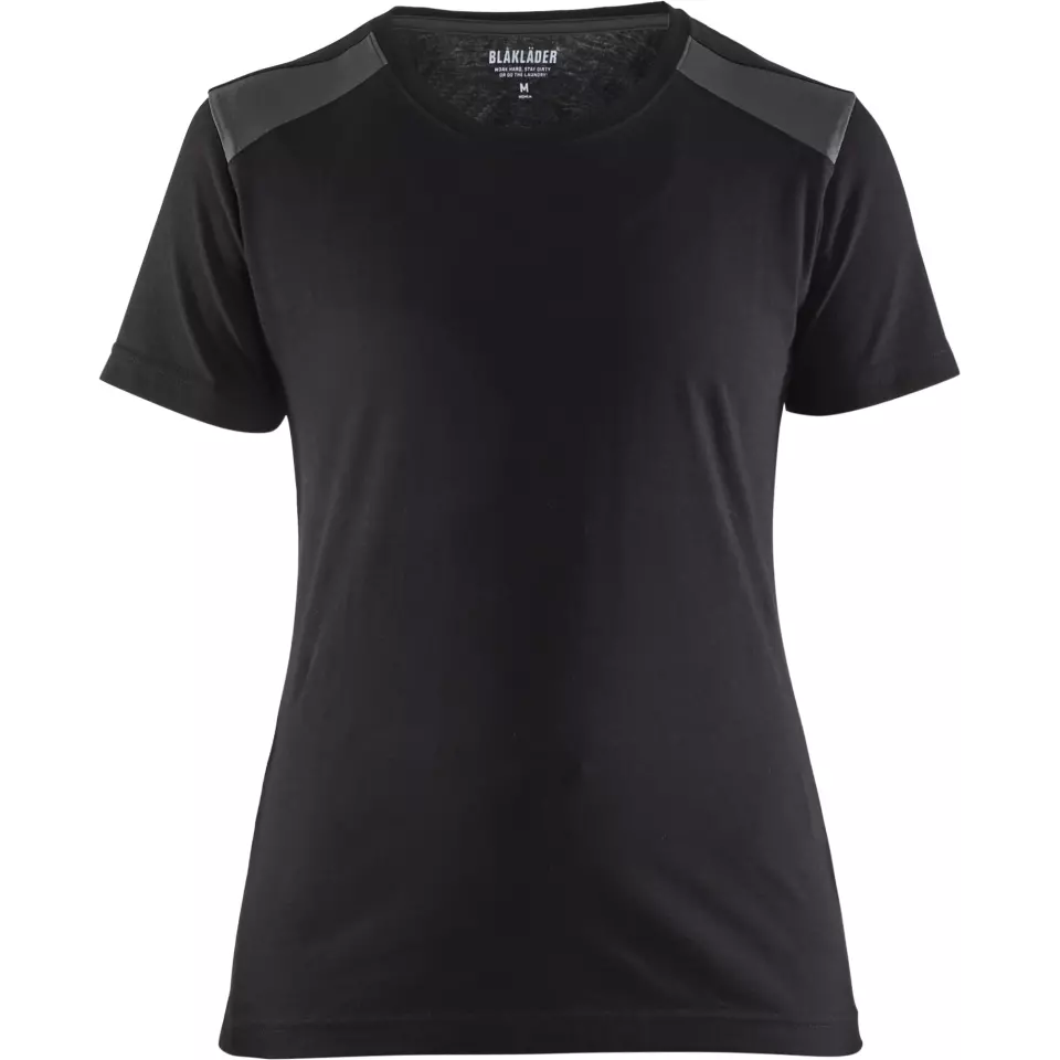 Blaklader 347910429998, Ladies T-Shirt, Black/Dark Grey