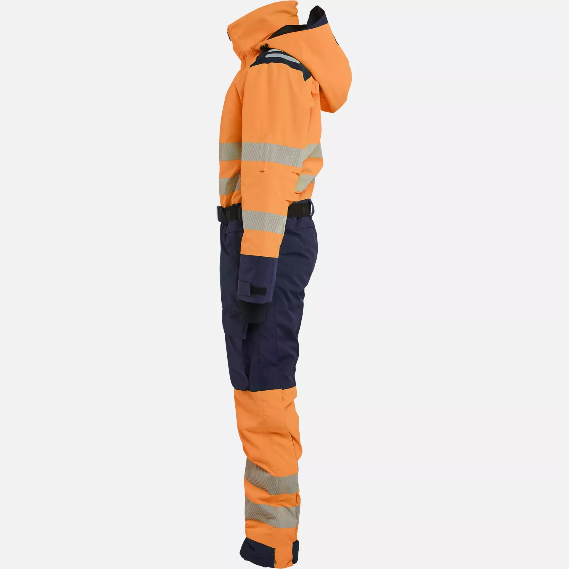 Blaklader 672619775389, Ladies Hi-Vis Winter Coverall, Hi-Vis Orange/Navy, image 3