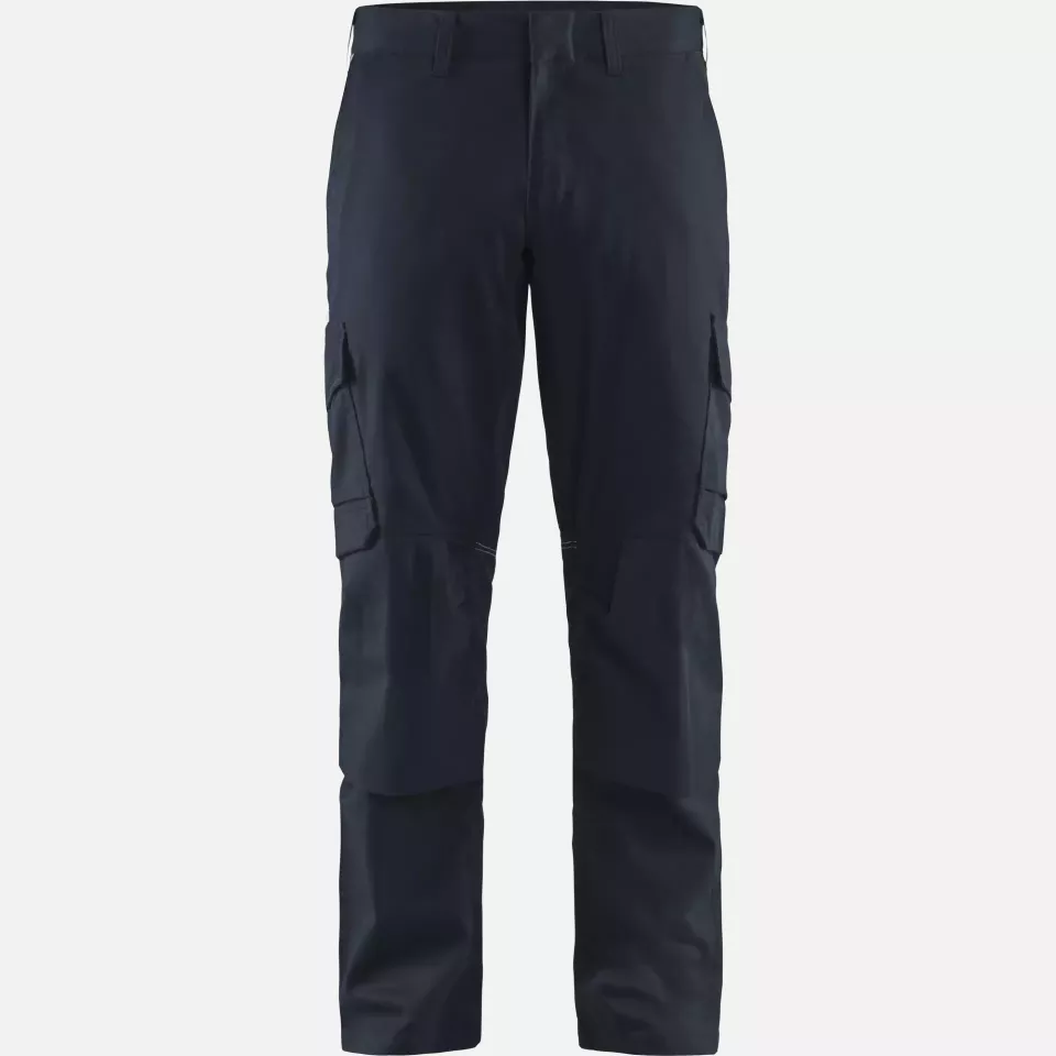 Blaklader 144818328699, Industry Stretch Work Trousers with Knee Pad Pockets, Dark Navy/Black, image 1, gallery thumbnail