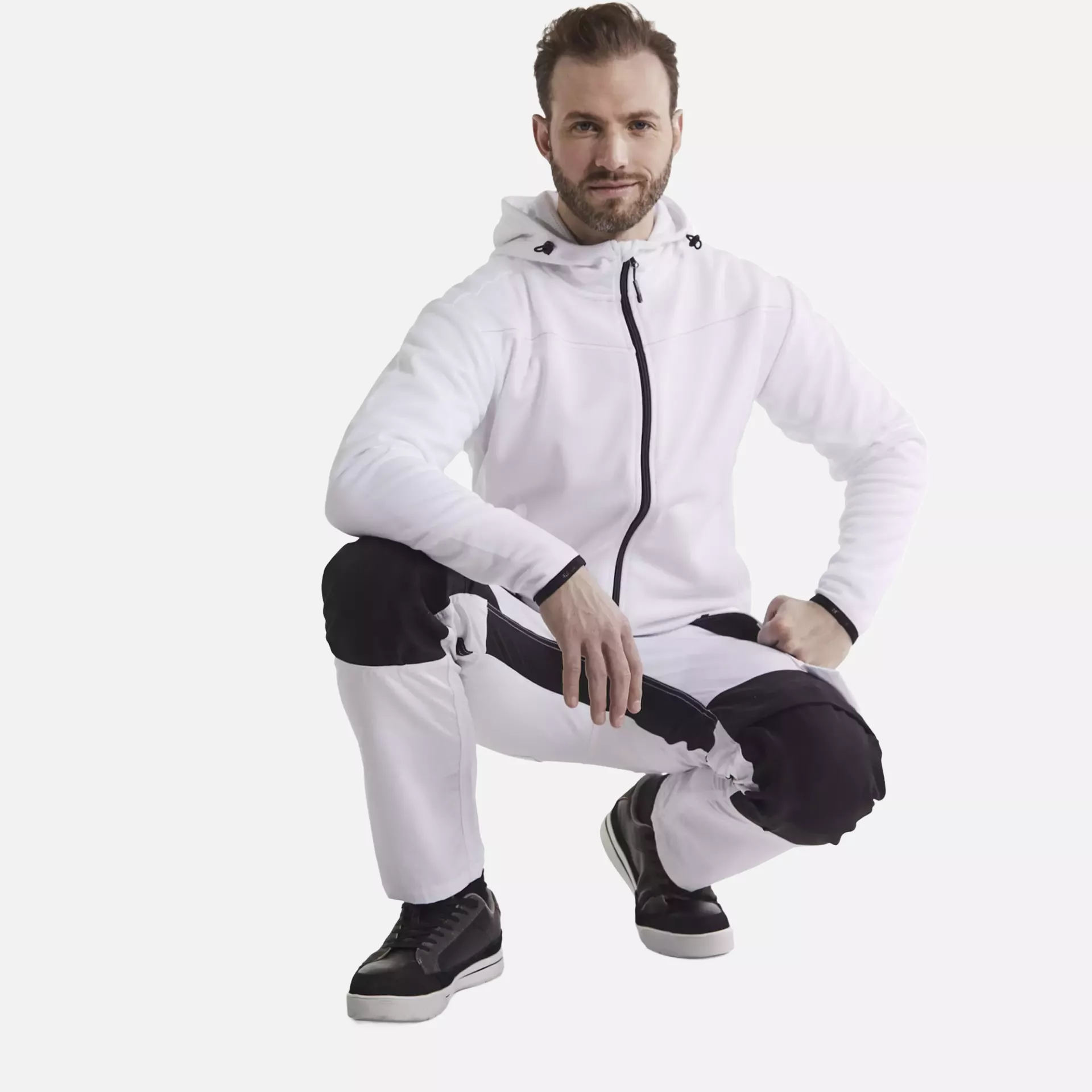 Blaklader 109613301098, Stretch Painters Trousers, White/Dark Grey, image 8