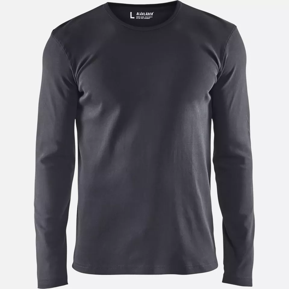 Blaklader 331410329800, Long Sleeve T-Shirt, Dark Grey, image 1, gallery thumbnail
