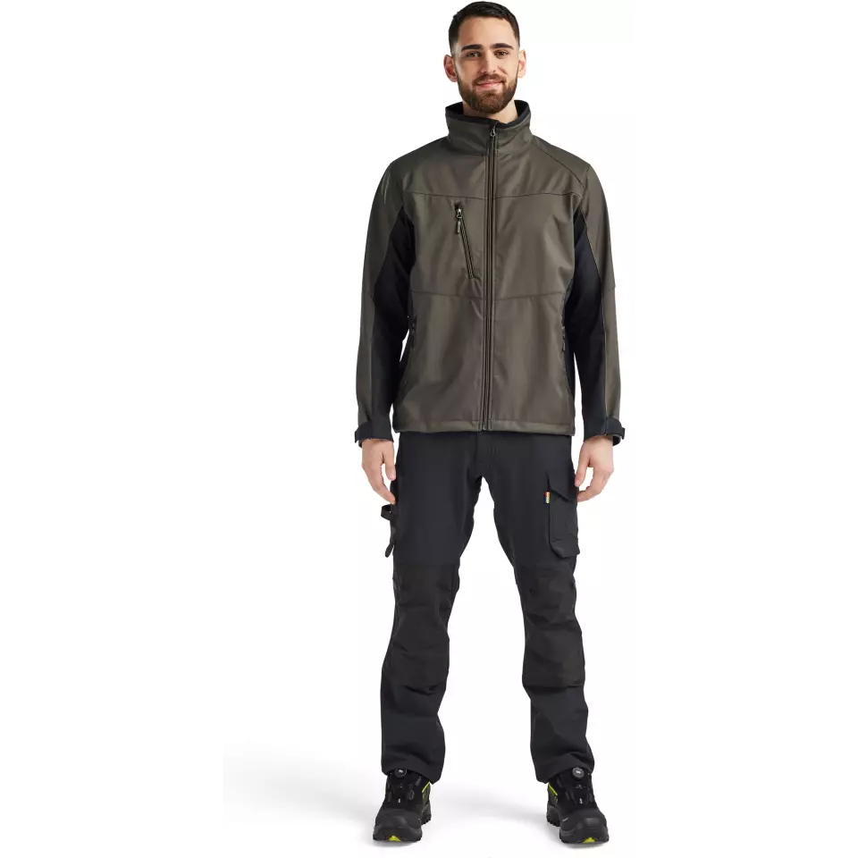 Blaklader 495025164599, Softshell Jacke, Dunkel Olivgrün/Schwarz, image 5, gallery thumbnail