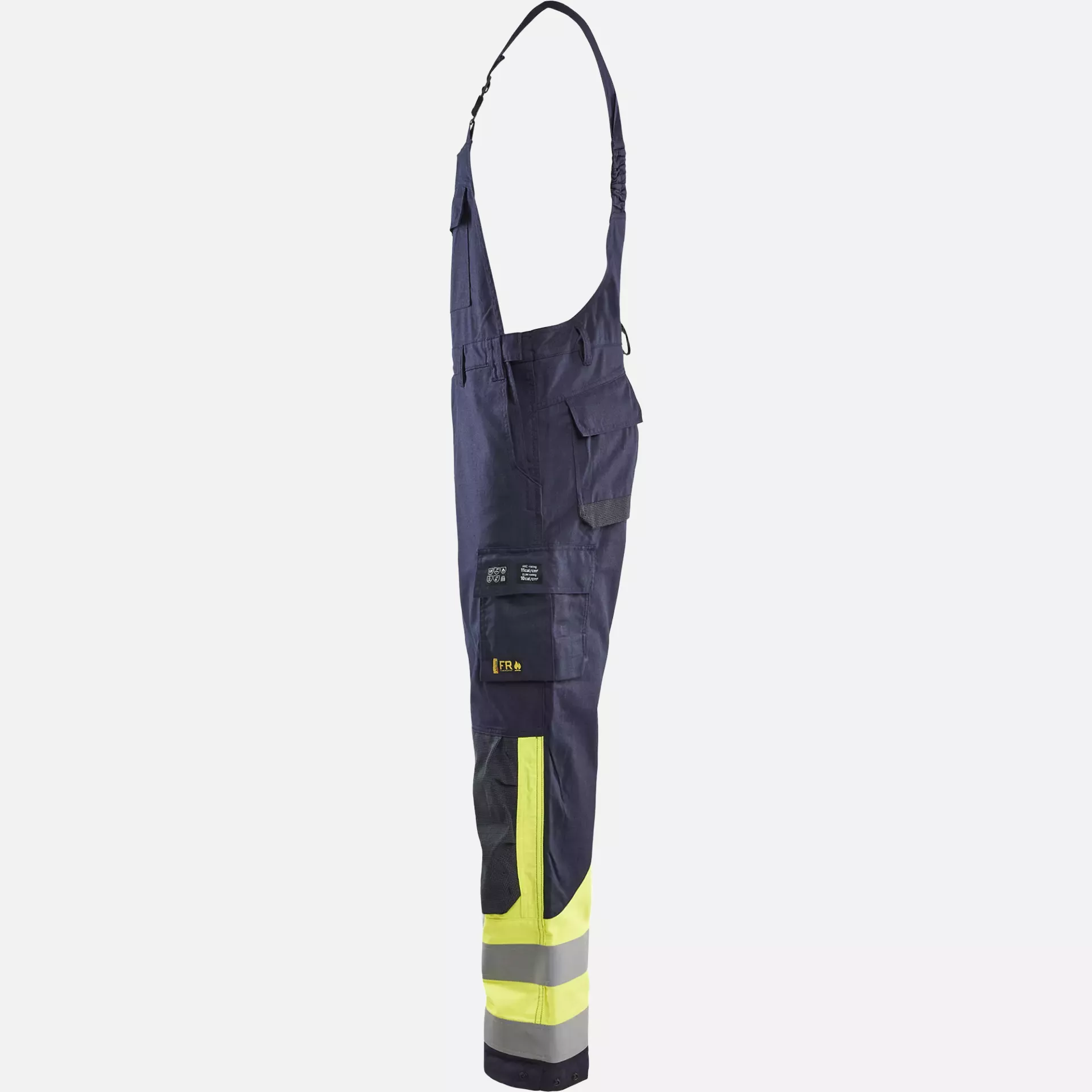 Blaklader 288815128933, Multi-Norm Bib and Brace, Navy/Yellow, image 4