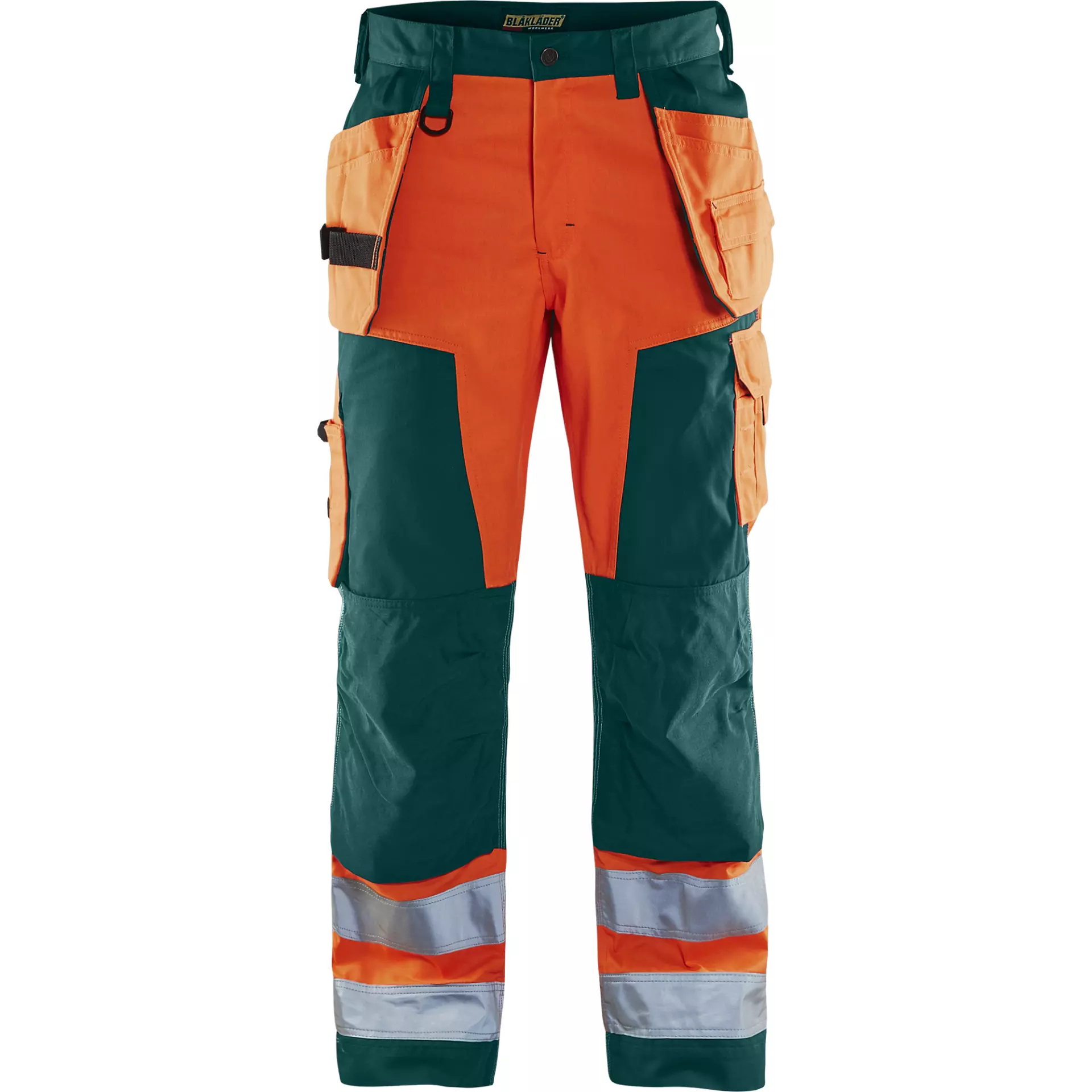 Blaklader 156818115349, High Vis Handwerker Arbeitshose, Orange/Grün