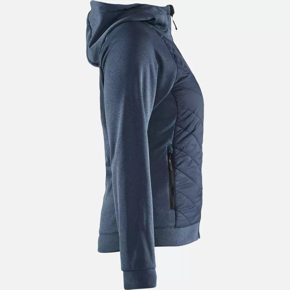 Blaklader 346425338286, Women's Hybrid Sweatshirt, Pigeon Blue/Dark Navy, image 2, gallery thumbnail