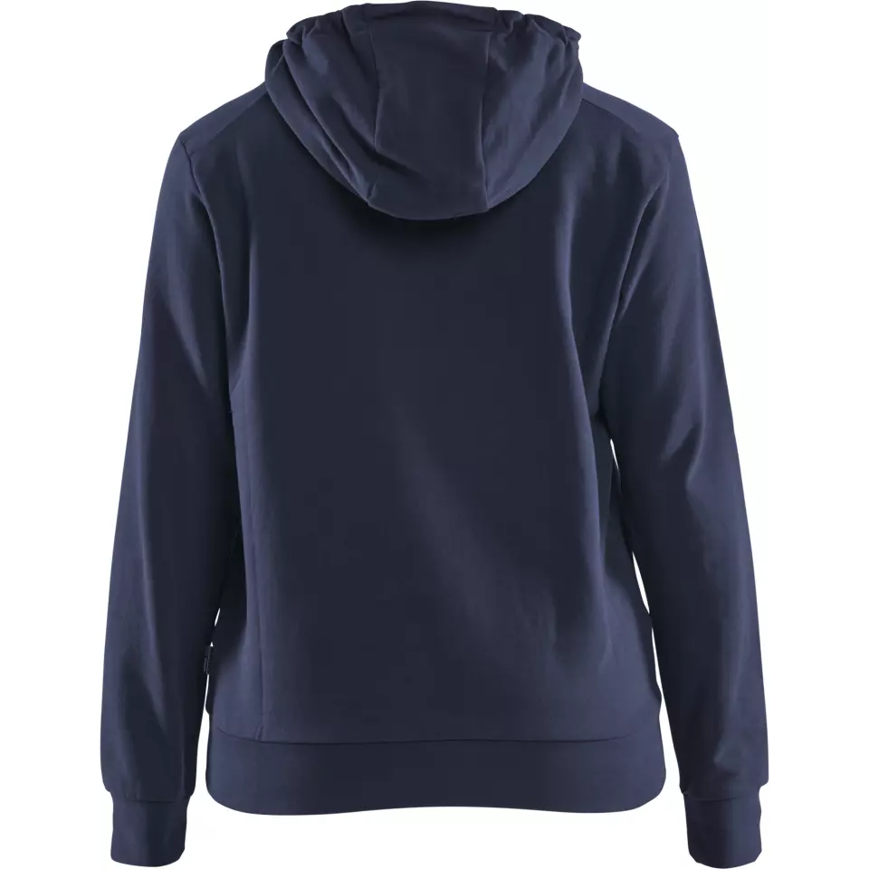Blåkläder 356011588600, 3D Women's Hooded Sweatshirt, Dark Navy Blue, image 4, gallery thumbnail