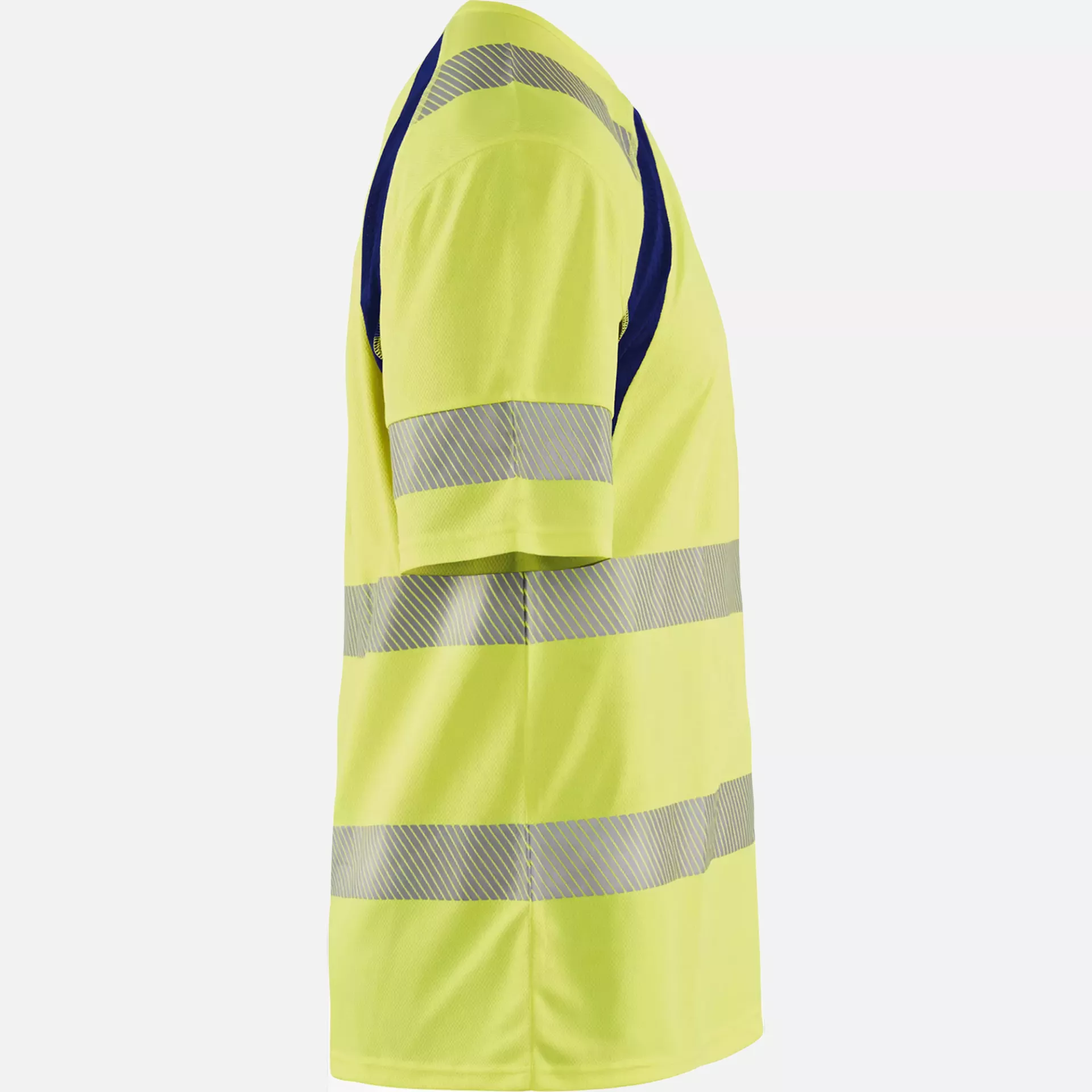 Blaklader 339710133389, High Vis UV Protection T-Shirt, Yellow/Navy Blue, image 2