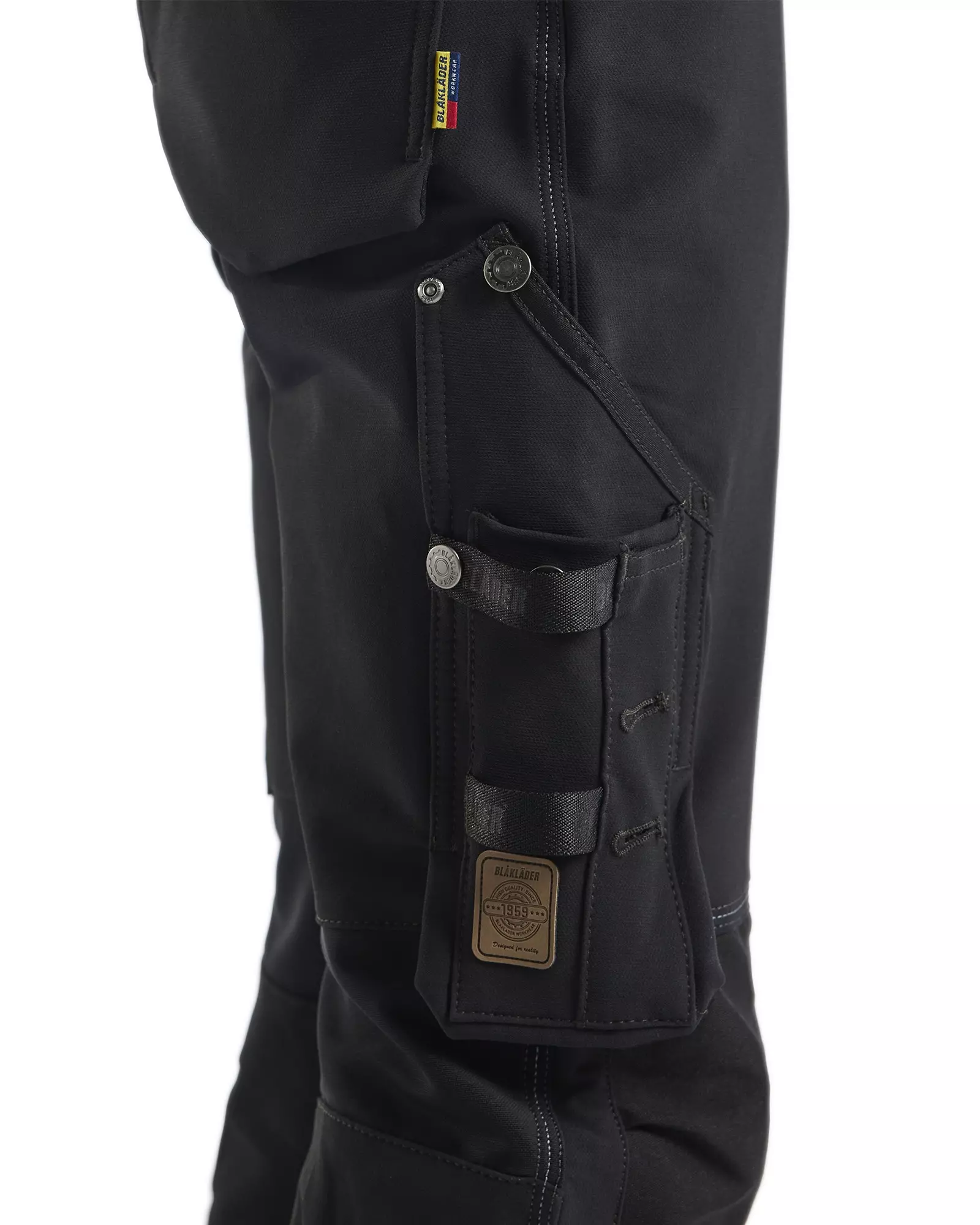 Blaklader 198916449900, X1900 4-Way Stretch Craftsman Work Trousers, Black, image 6