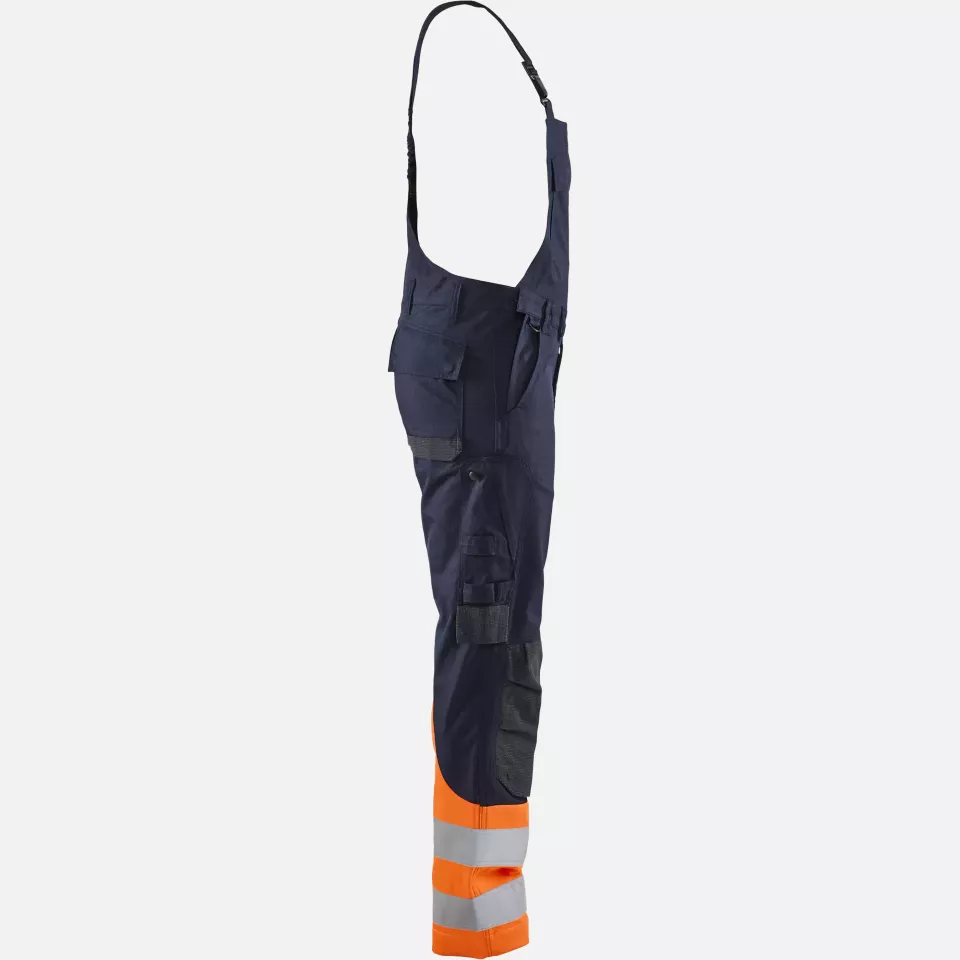 Blaklader 288815138953, Multi-Norm Bib and Brace, Navy/Orange, image 5, gallery thumbnail