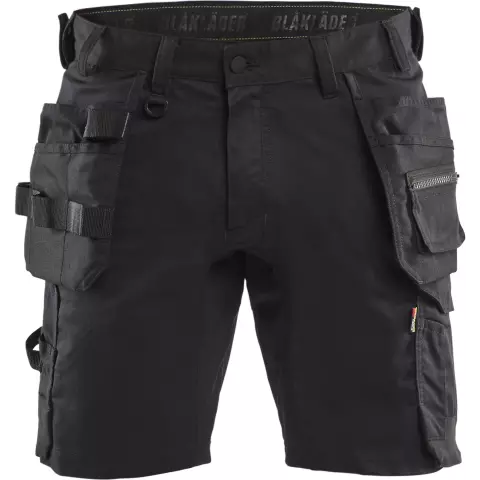 Blaklader Stretch Craftsman Shorts, Black